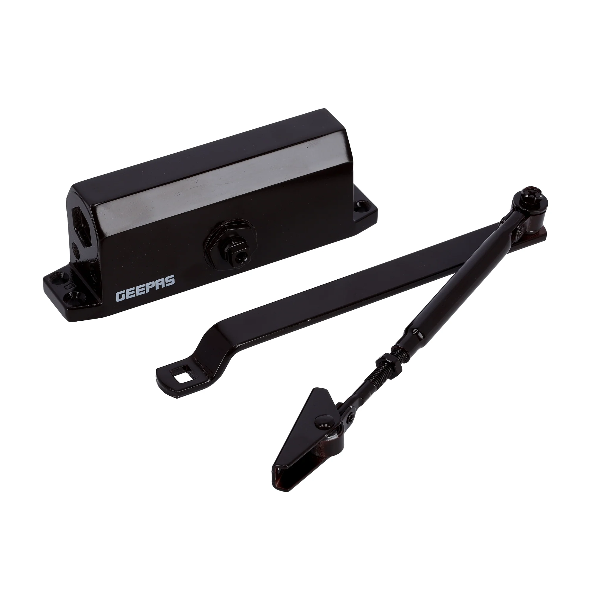 Geepas GHW65064 Heavy Duty Door Closer | Durable with Double Speed, Leak-Free Hydraulic | Fits 45-65Kg Doors | Perfect for Offices, Shops & Showrooms | 1-Year Warranty - Image 2