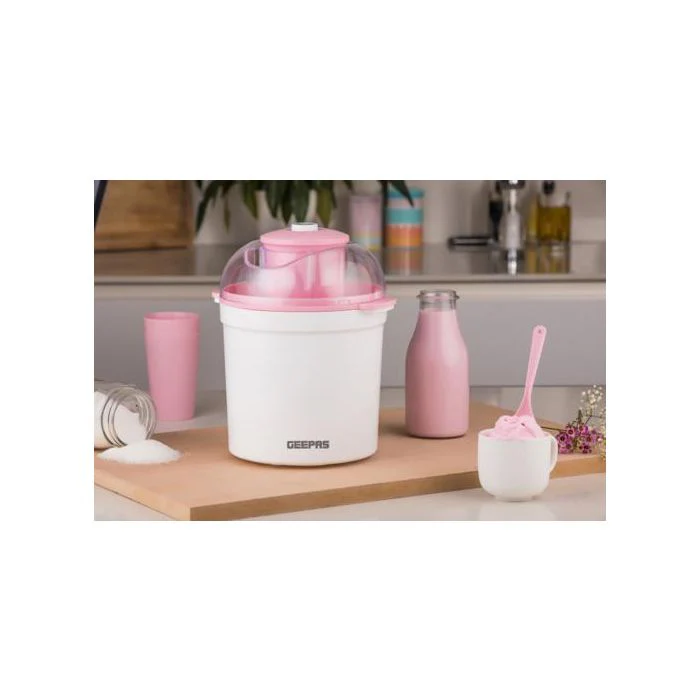 Geepas GIM63027UK Ice Cream Maker Machine - BPA Free | Makes Delicious Soft Ice Cream, Gelato, Frozen Yoghurt & Sorbet Machine with Easy to Clean Aluminum Bowl - 1.5QT | 2 Years Warranty - Image 12