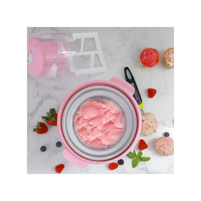 Geepas GIM63027UK Ice Cream Maker Machine - BPA Free | Makes Delicious Soft Ice Cream, Gelato, Frozen Yoghurt & Sorbet Machine with Easy to Clean Aluminum Bowl - 1.5QT | 2 Years Warranty - Image 16