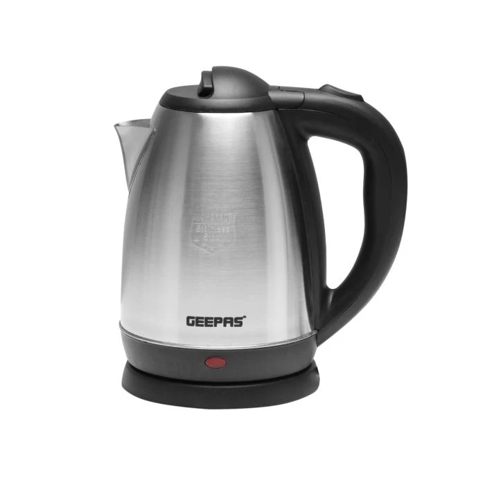 Geepas GK5454 Stainless Steel Electric Kettle | 1.8L Capacity| 1800W Power | Automatic Shut-Off| Boil-Dry Protection| Cool Touch Handle| Fast Boiling| 2 Year Warranty