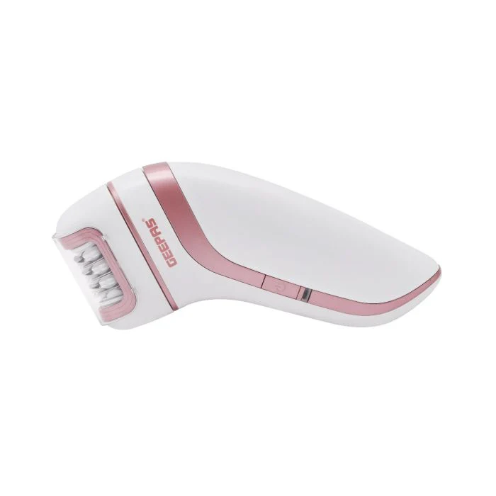 Geepas GLE86034 3-in-1 Lady Grooming Set | Epilator, Shaver & Callus Remover| 600mAh Rechargeable NiMH Battery| 50 Minutes Working Time| Compact Design| 1 Year Warranty - Image 3
