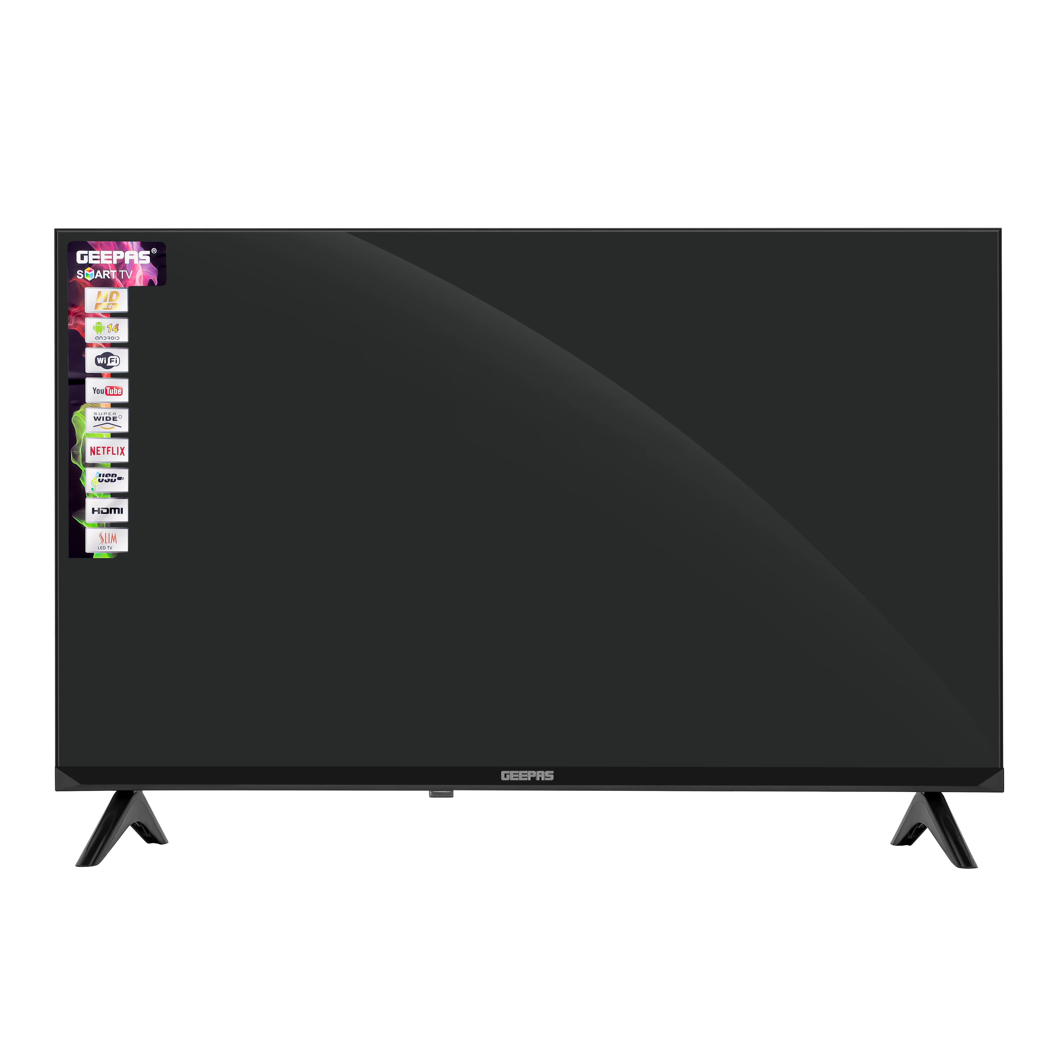Geepas GLED3202SEHD 32-Inch Smart LED TV | HD Ready Android OS TV with HDMI & USB Connectivity | Full Color Optimizer | HQ Sound | Slim LED Design |  Energy Efficient - Image 3