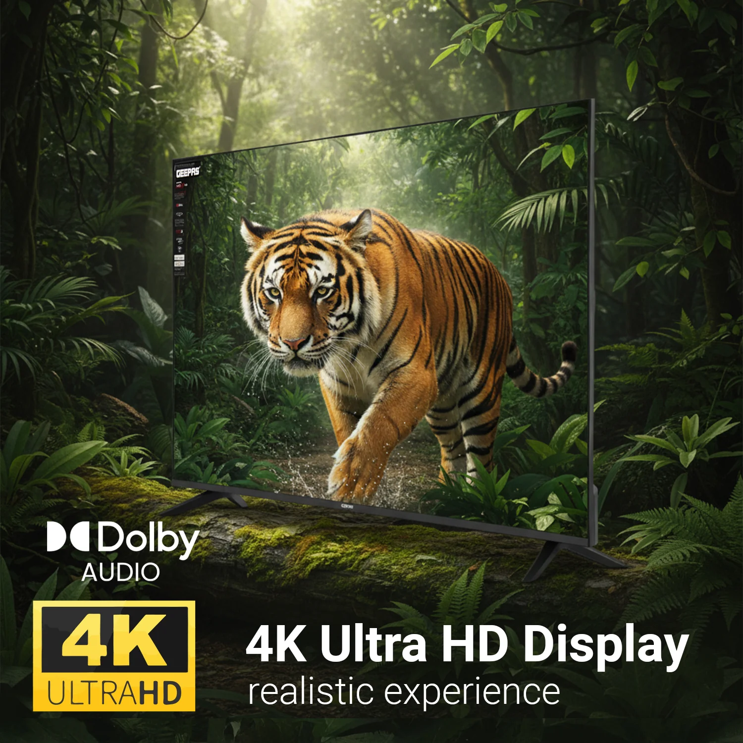 Geepas GLED6569SVUHD 65-Inch Ultra HD Smart LED TV | 4K UHD | webOS Hub| Frameless Design | HDMI & USB Connectivity | HQ Sound | Slim LED Display | Built-in Apps - Image 5