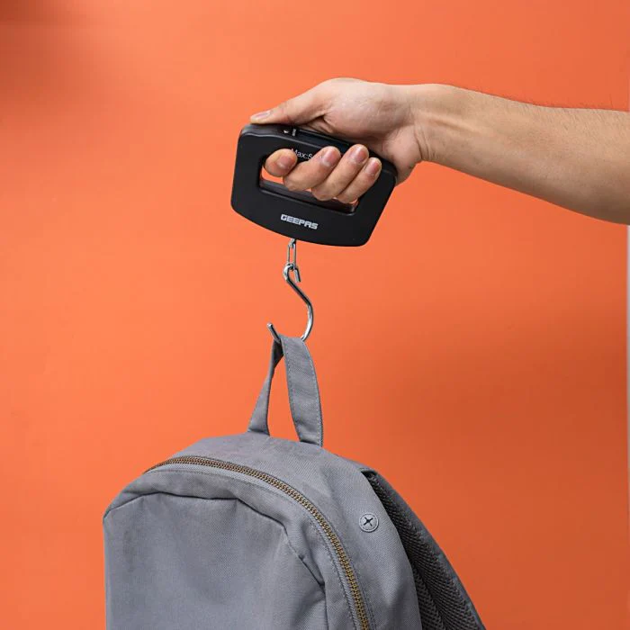 Geepas GLS46509 Digital Luggage Scale | 50kg/110lb Capacity| LCD Display with Blue Backlight| Easy Storage ABS Body| Metal Hook & AAA Battery Operated | 2 Years Warranty - Image 4