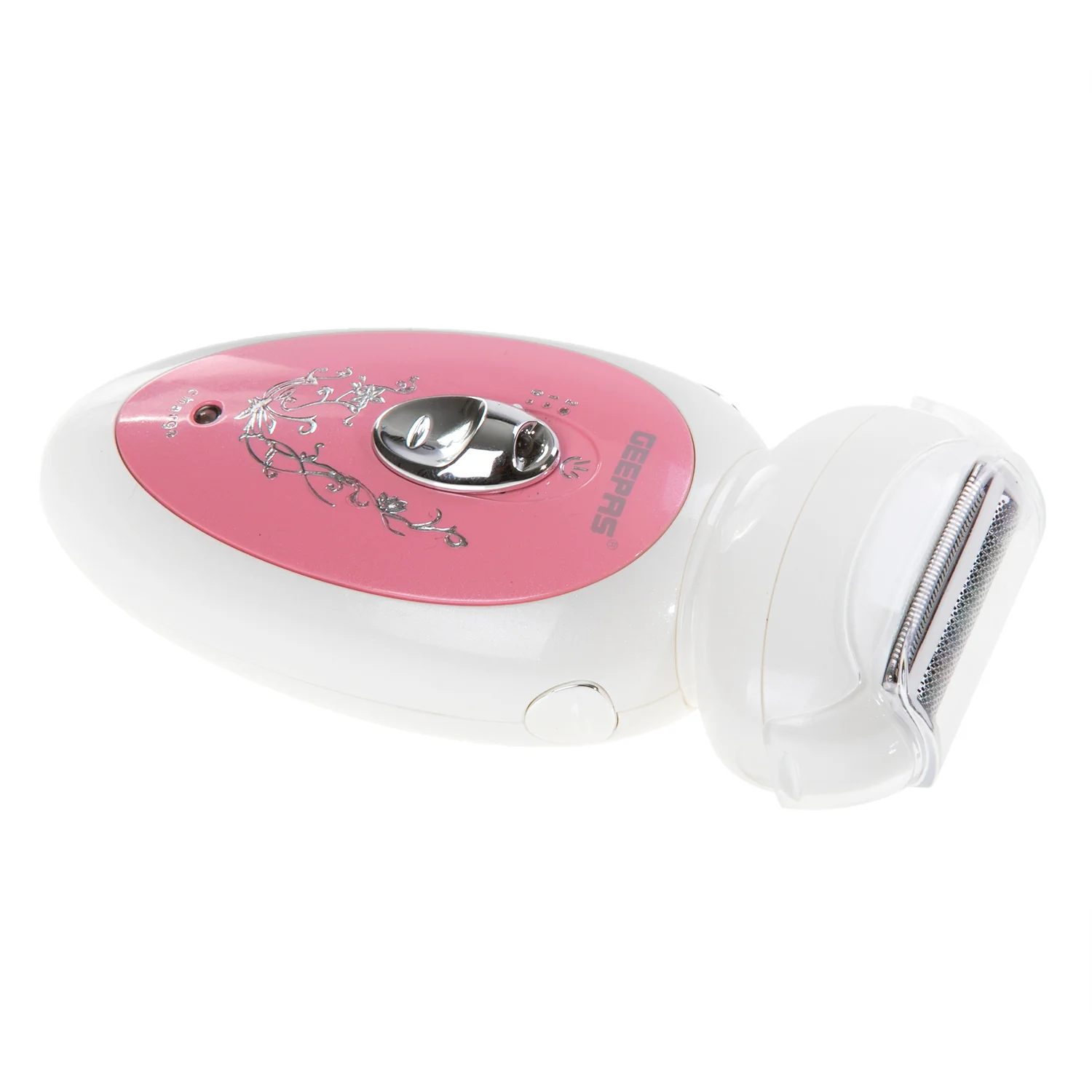 Geepas GLS8679 2-in-1 Rechargeable Ladies Epilator Set | Dual Function Shaver & Epilator| Cordless Operation | USB Charging| LED Precision Light | Stainless Blades - Image 5