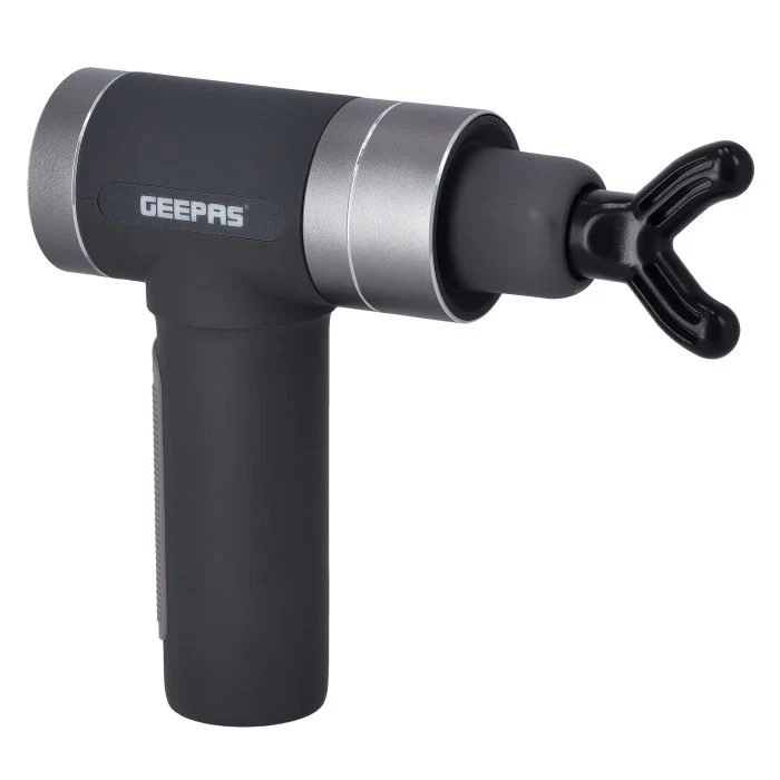 Geepas GM86045 Rechargeable 6-in-1 Digital Massager | 5-Speed Brushless Motor with 6 Massage Heads | 6000mAh Battery & 4 Hours Use for Deep Tissue Muscle Relief - Image 4