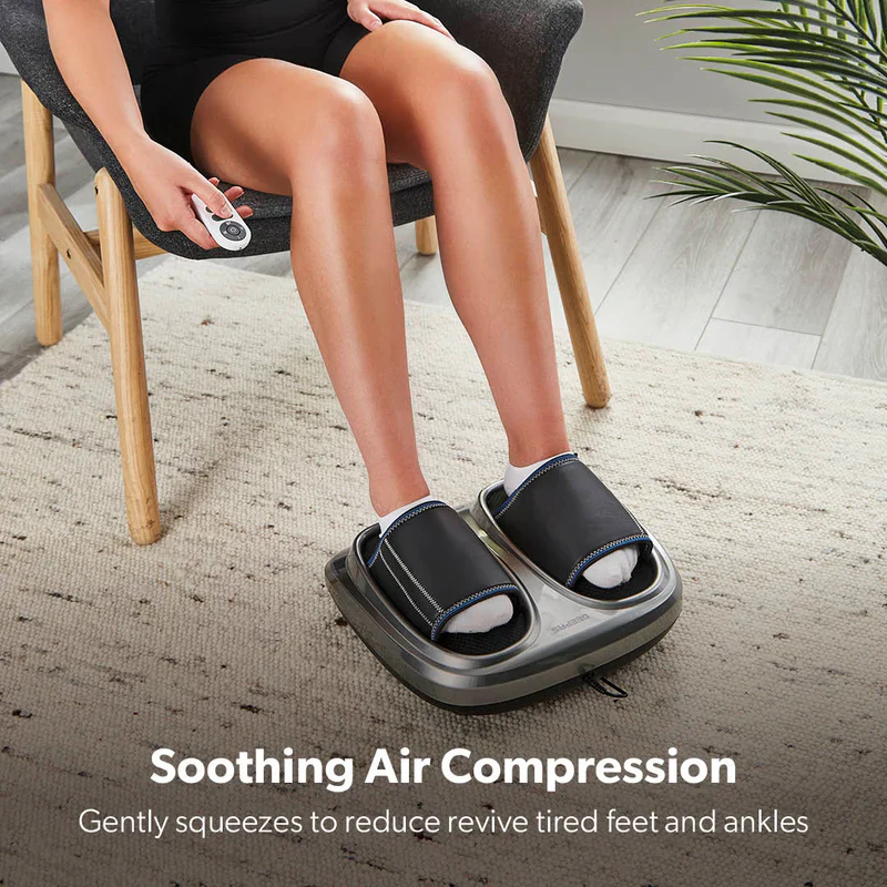 Geepas GM86098UK 4-in-1 Foot Massager | 3 Kneading Speeds | Air Compression & Heating Function| 3 Massage Modes| 15-Min Auto Timer for Foot Pain Relief| 2 Years Warranty - Image 5