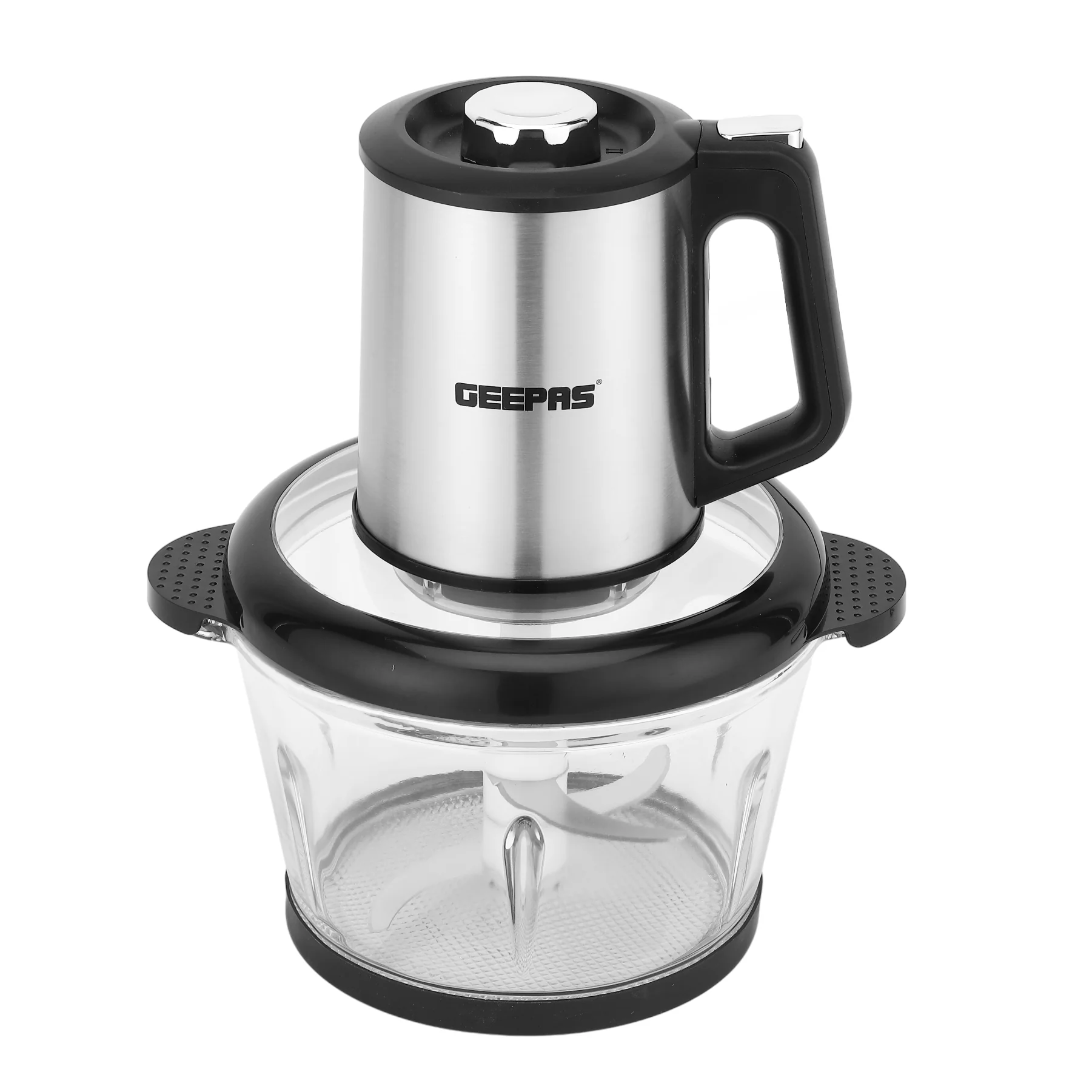 Geepas GMC42024 Multi Chopper | 3L Glass Bowl | 500W Powerful Motor | Stainless Steel Double Blade | 3 Speed Control & Safety Protection for Fast Food Preparation - Image 3