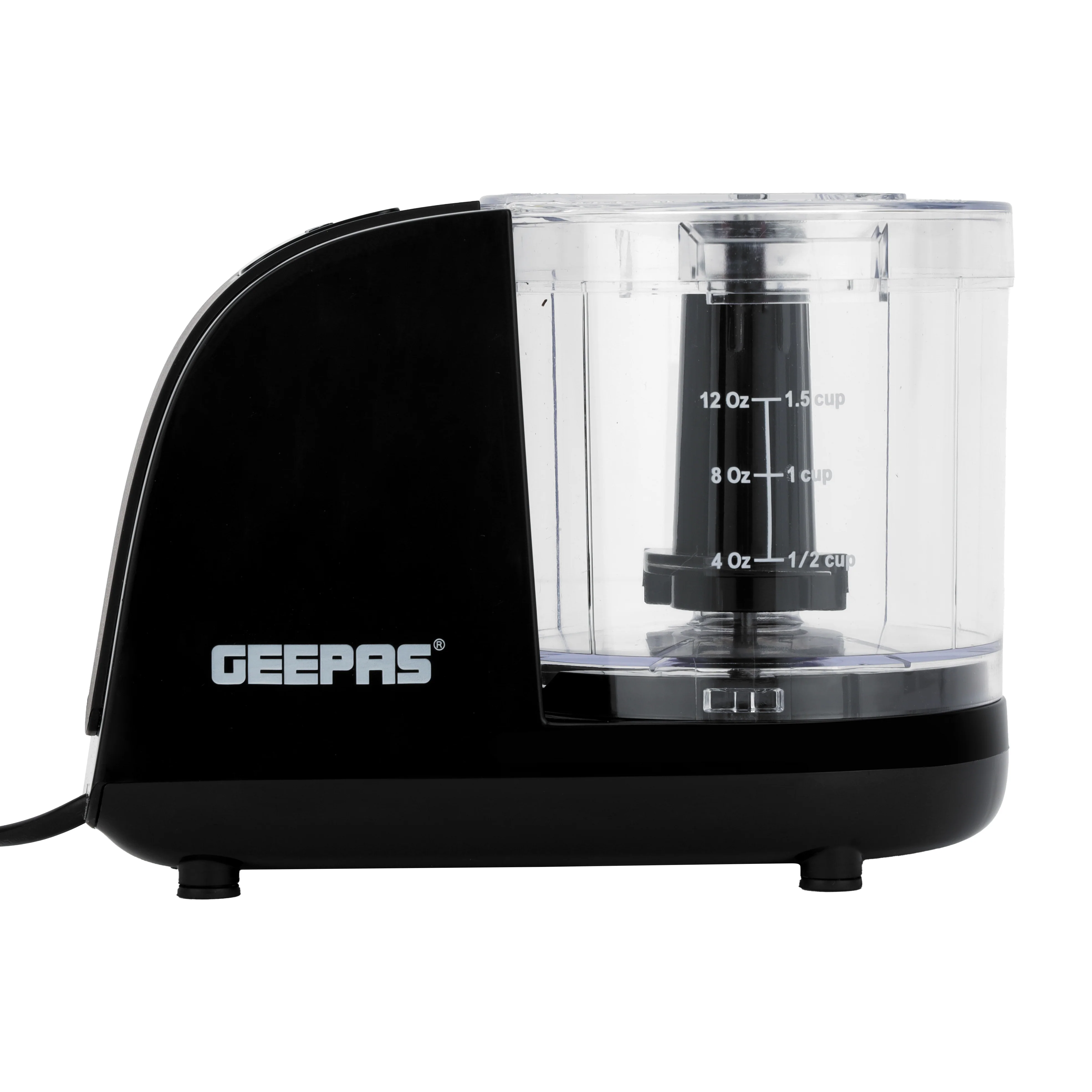 Geepas 350 ml Multi Chopper- GMC42028 | 100W Compact Chopper with Mincing, Coarse & Fine Options | Suitable for Vegetables, Fruits & Meat | Black, 2-Year Warranty - Image 3