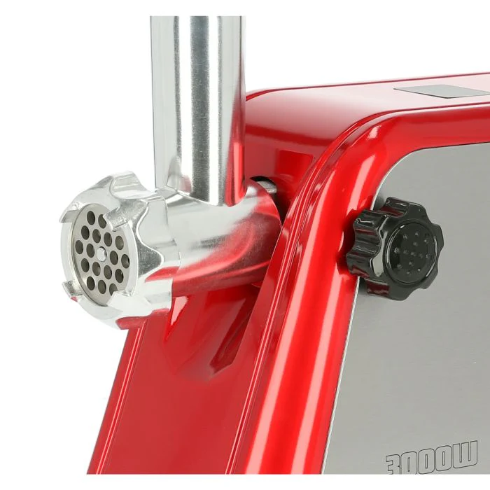 Geepas GMG1910 Stainless Steel Meat Grinder | 1600W | Aluminium Gearbox| Reverse Function| 3 Cutting Plates| Sausage & Kubbe Accessories| Food Pusher| 2 Years Warranty - Image 3