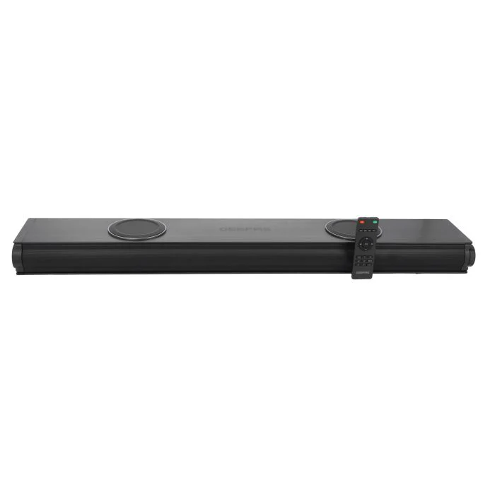 Geepas GMS11152 2.2CH Sound Bar System | Dual Inbuilt Subwoofers| Bluetooth| HDMI(ARC)| USB| AUX| Optical & Coaxial Inputs| 3D SP DSP Sound| LED Display| 2-Year Warranty - Image 2
