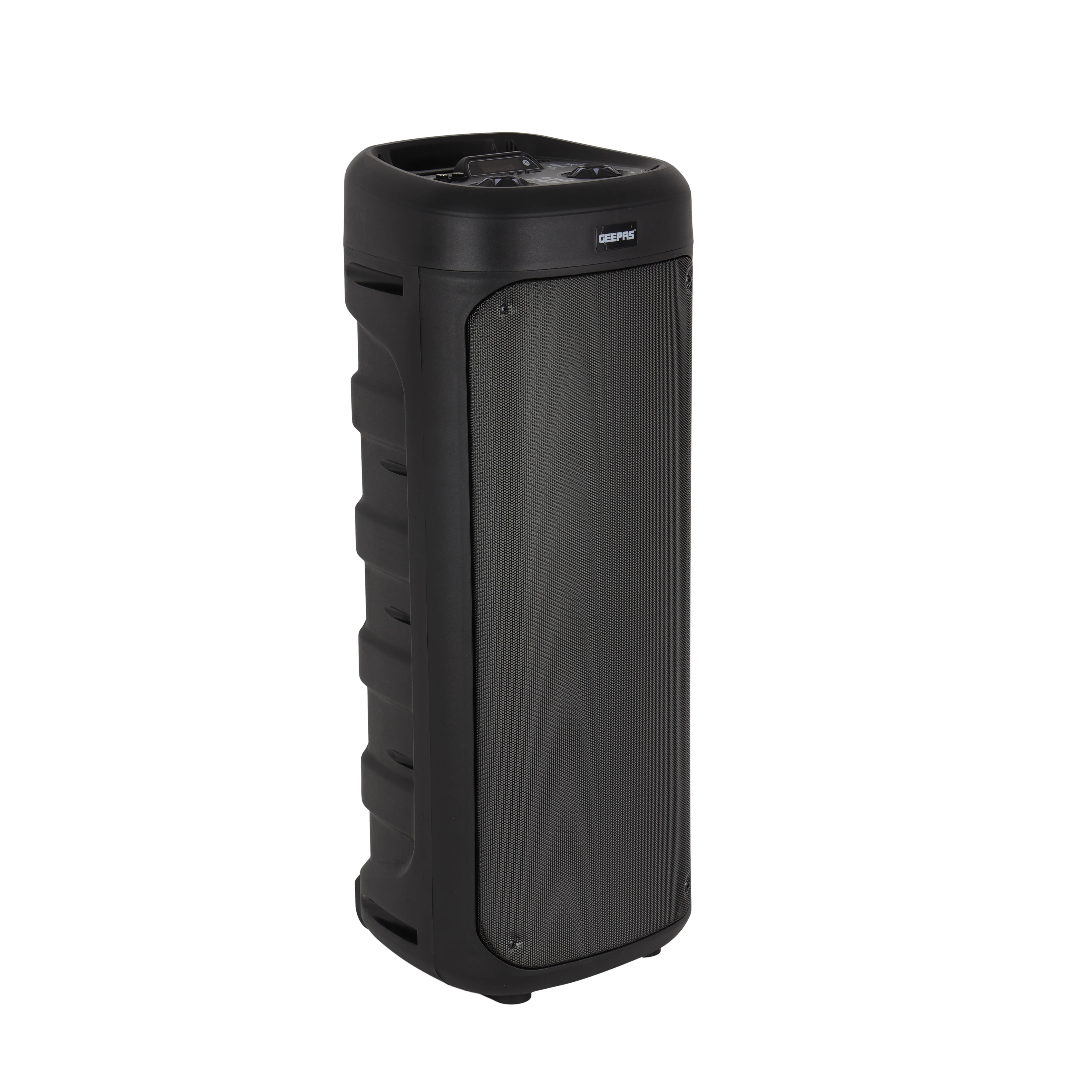 Geepas GMS11194 Rechargeable Portable Speaker | Powerful 30000W PMPO Output| Dynamic RGB Flame Lights| Bluetooth| USB/TF/FM Support| Wireless Microphone| 2 Years Warranty - Image 4