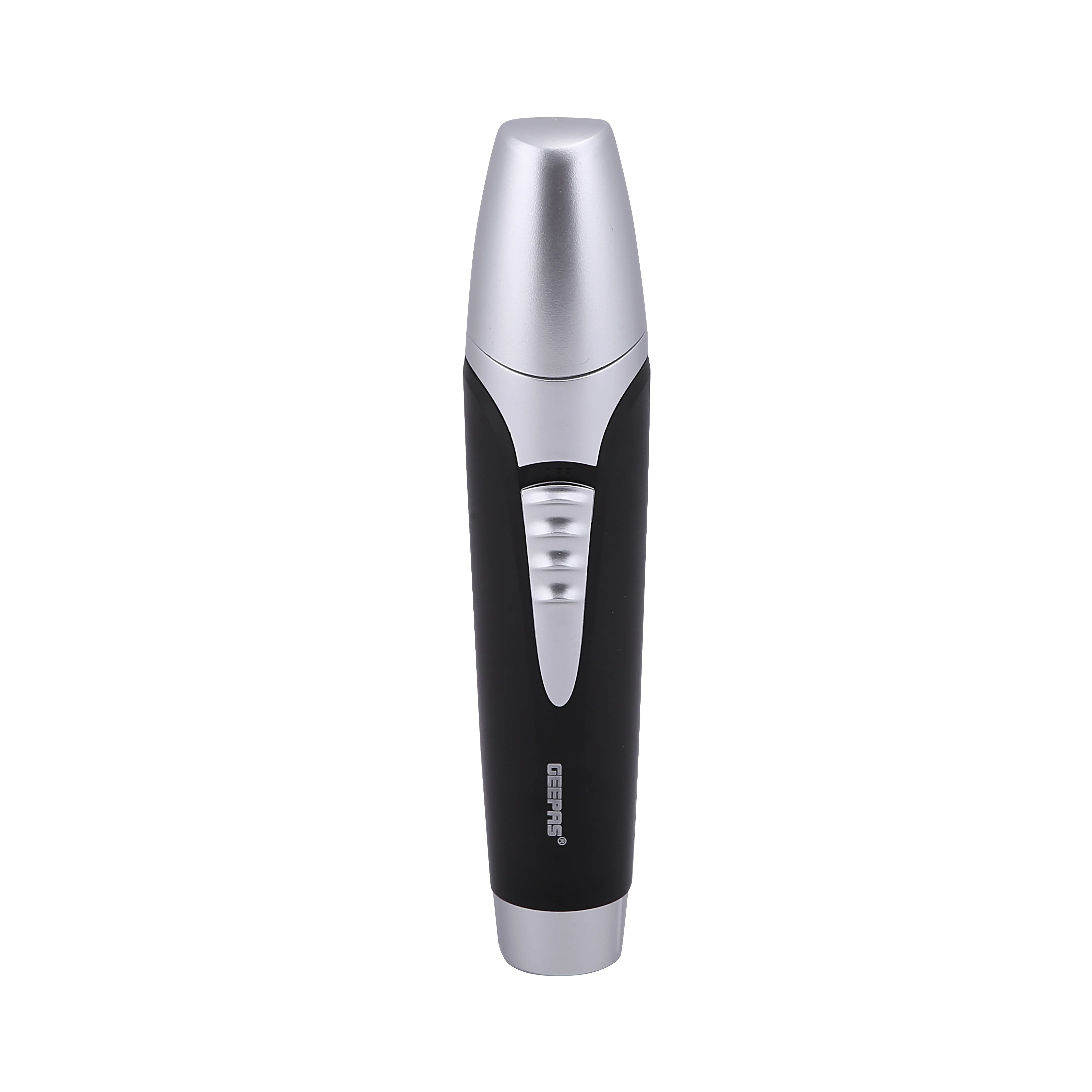Geepas GNT8651 Nose & Ear Trimmer | Precision Cutting System | Wet & Dry Use| Battery Operated| Protective Cap & Cleaning Brush | Compact Design for Gentle Grooming