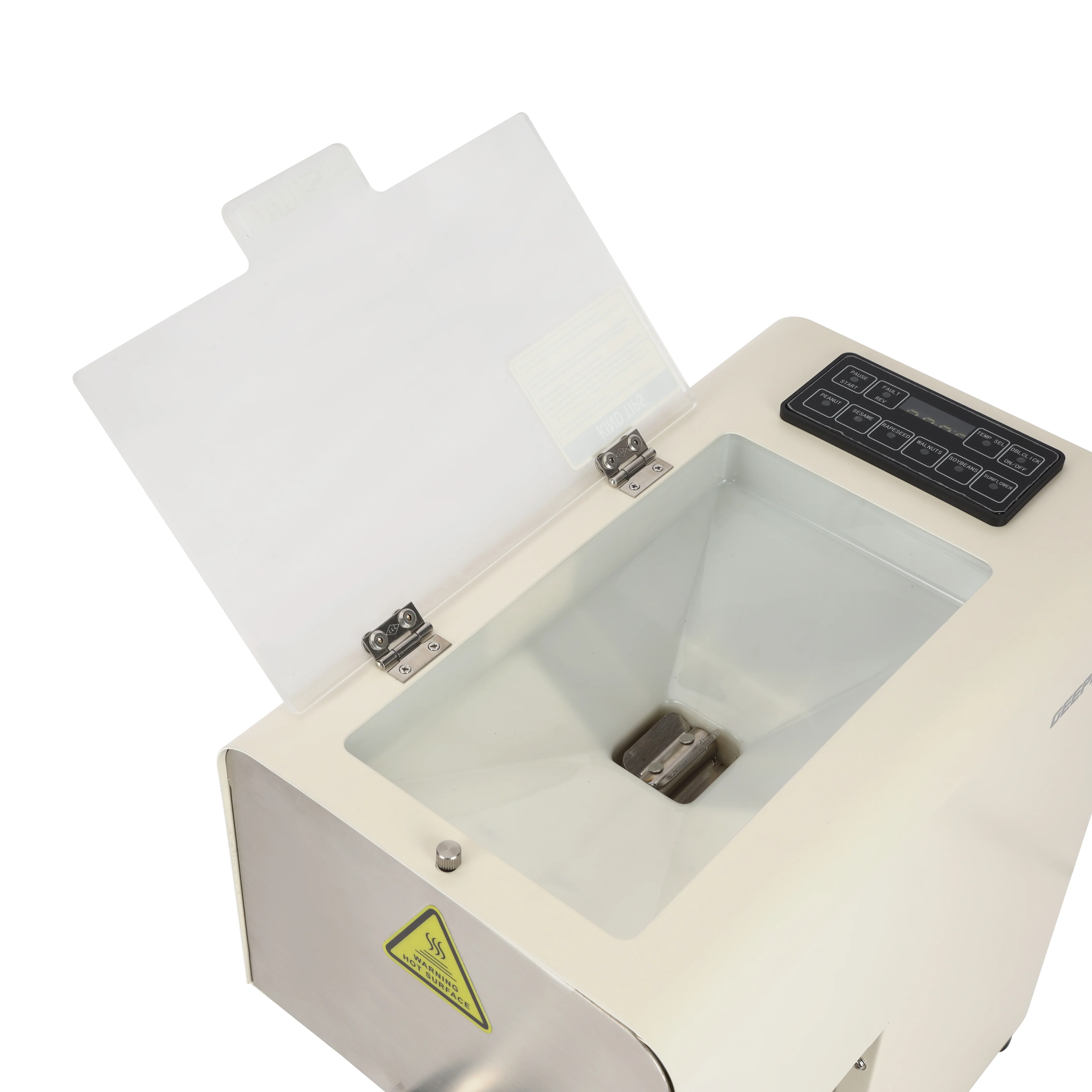 Geepas GOP63091 Household Oil Press Machine | 2-in-1 Hot & Cold Press Oil Extractor | Automatic Feeding | Intelligent Temperature Control | 600W Motor for Home Use - Image 4