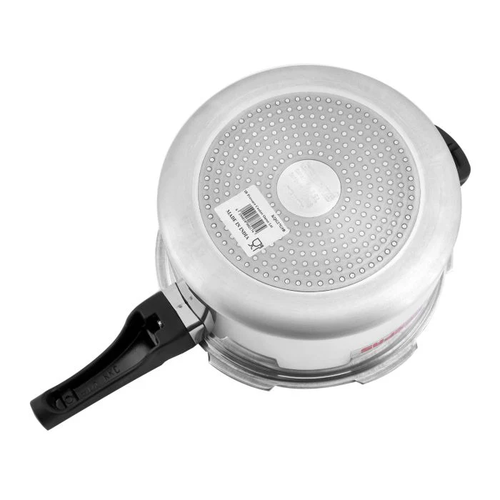 Geepas GPC325 3L Aluminium Pressure Cooker | Induction & Gas Compatible Bottom | Anti-Implosion Lid | Responsive Safety Valve | Extra Gasket Included | 5-Year Warranty - Image 4