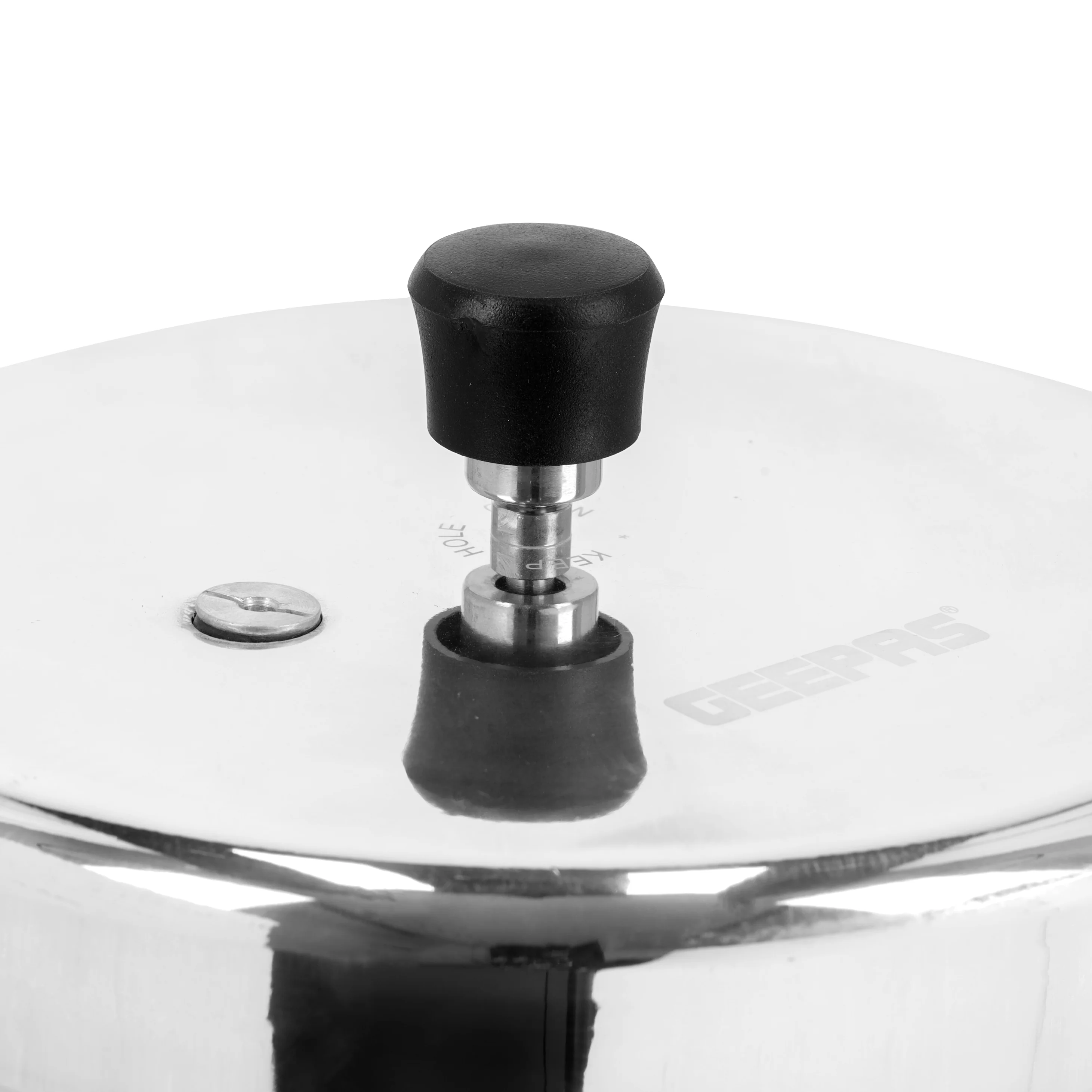 Geepas GPC328 10L Aluminium Pressure Cooker | Induction Bottom| Anti-Implosion Lid| Improved Safety Valve| Extra Gasket | 5-Year Warranty for Safe Large-Capacity Cooking - Image 5