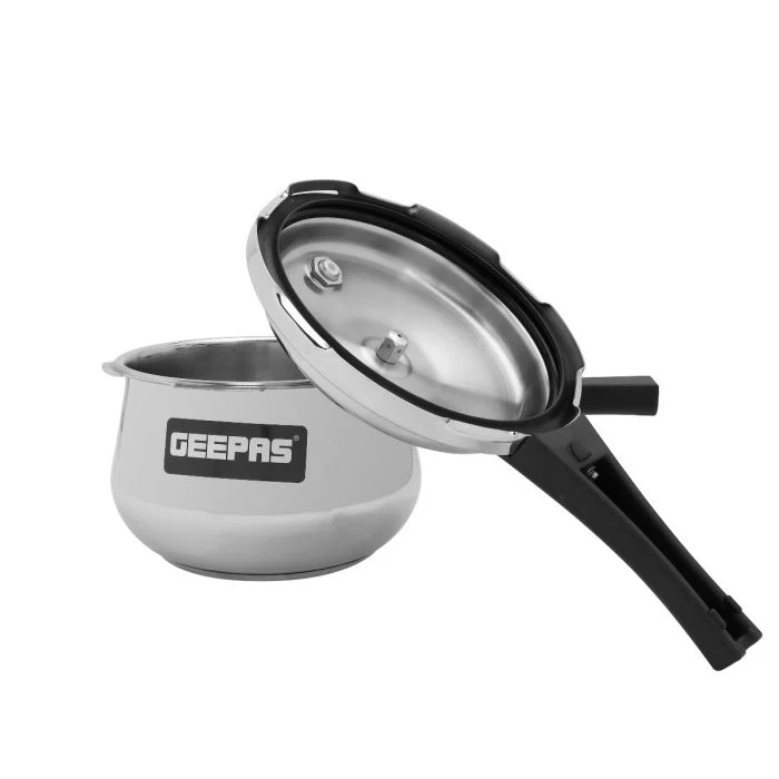 Geepas GPC35035 Stainless Steel Pressure Cooker 3L | High-Pressure Durable Build| Enhanced Safety Valve System| Efficient ATB Fast Cooking Design| Made for Everyday Use - Image 3
