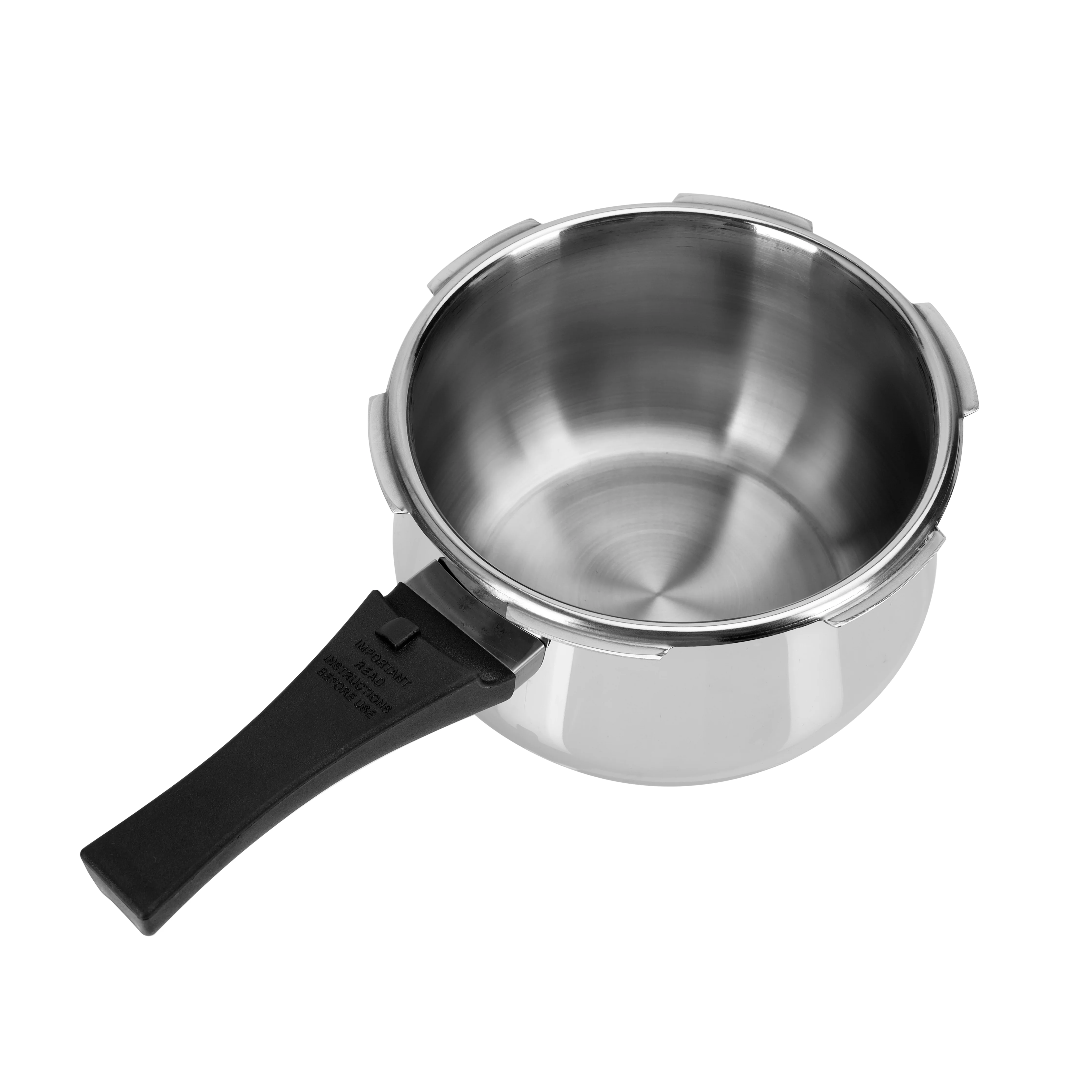 Geepas GPC35035 Stainless Steel Pressure Cooker 3L | High-Pressure Durable Build| Enhanced Safety Valve System| Efficient ATB Fast Cooking Design| Made for Everyday Use - Image 4