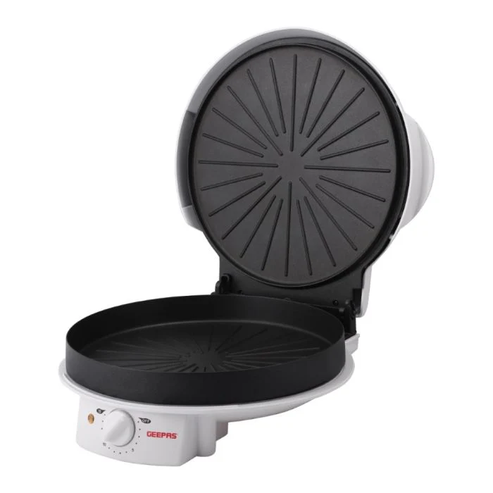 Geepas GPM2035 Pizza Maker | 1800W Electric Pizza Maker with 32CM Non-Stick Baking Plate| Double Heating| Adjustable Temperature| Multifunction Grill | 2 Years Warranty - Image 4