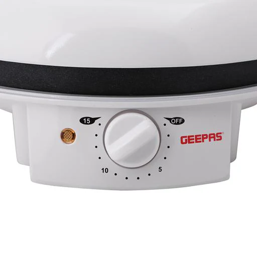 Geepas GPM2035 Pizza Maker | 1800W Electric Pizza Maker with 32CM Non-Stick Baking Plate| Double Heating| Adjustable Temperature| Multifunction Grill | 2 Years Warranty - Image 6
