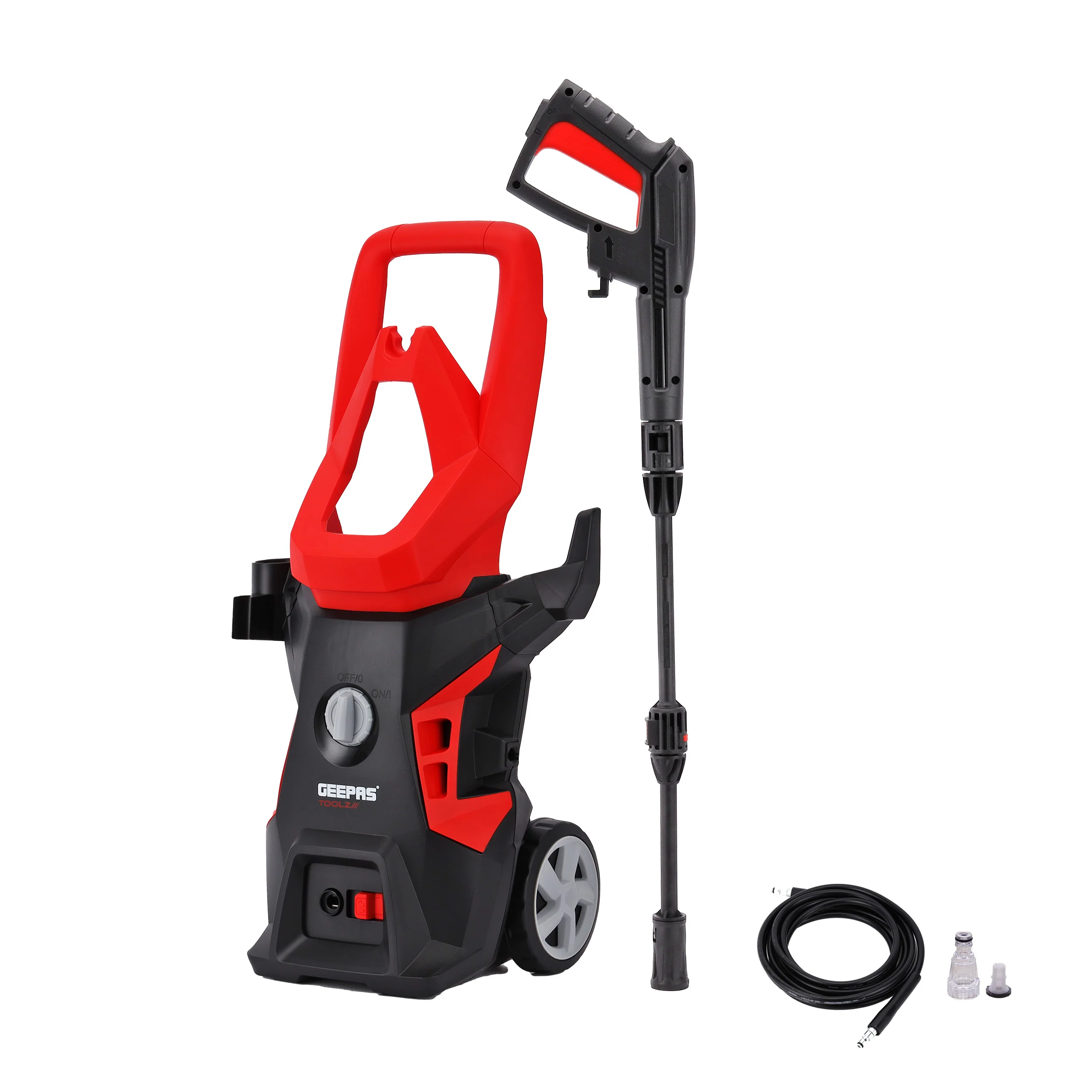 Geepas GPW1411-240 High Pressure Washer |110 Bar| 1400W| 7.0L/min Flow | Adjustable Spray Gun, 5M Hose & Power Cord| Water Inlet Connector| Ideal for car & home cleaning - Image 2
