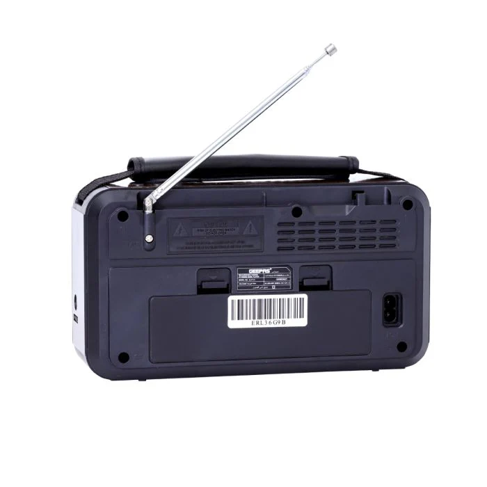 Geepas GR6836  Rechargeable Radio with BT/USB/SD | 8-Band Music Player | Portable Design | Long Battery Life | FM/AM/SW Support | Rugged Build | 2-Year Warranty - Image 5