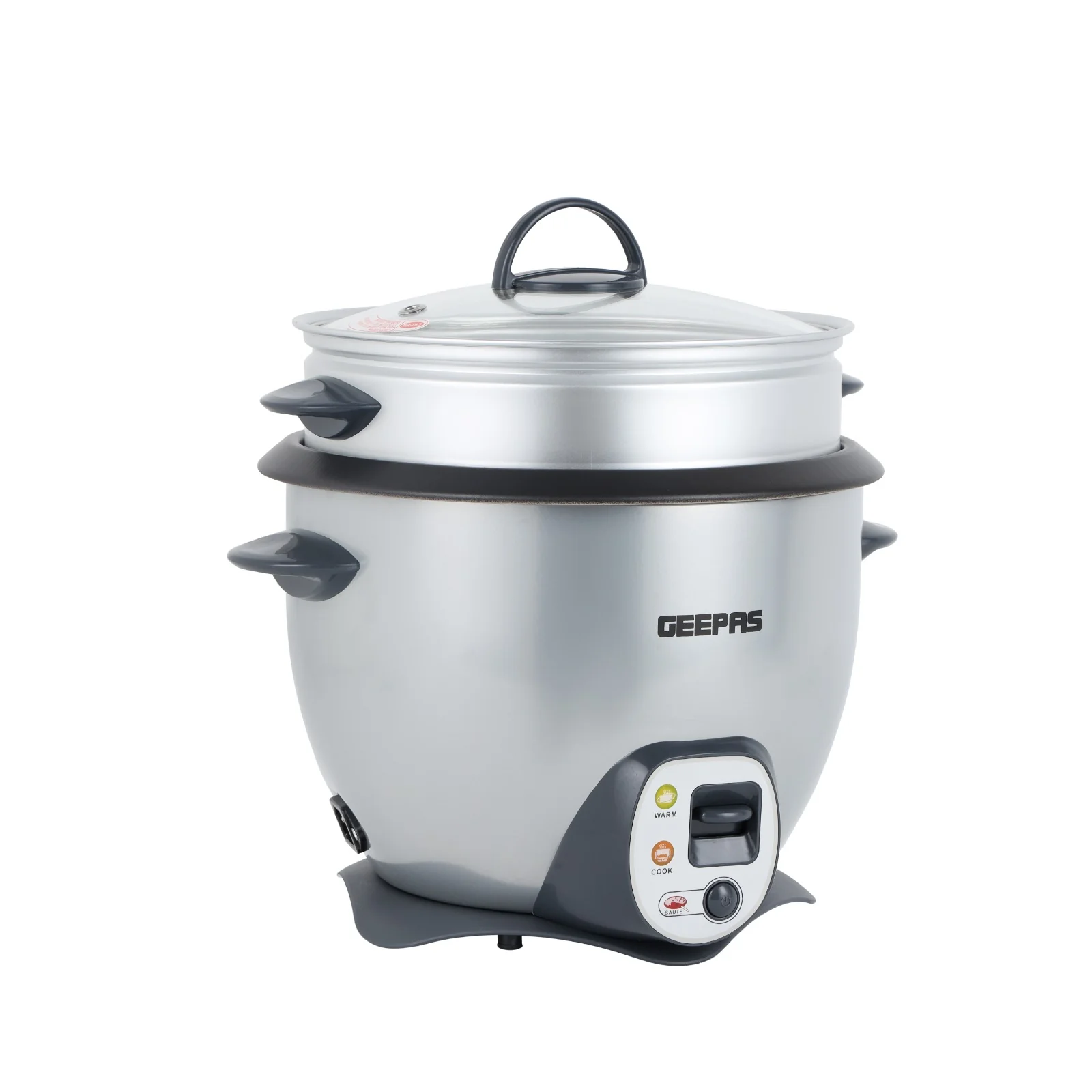 Geepas GRC4308 Multi Function Rice Cooker | 1.8L Capacity | Non-Stick Inner Pot | Saute, Steam, Keep Warm & Automatic Cooking System | Perfect for Daily Family Meals - Image 3