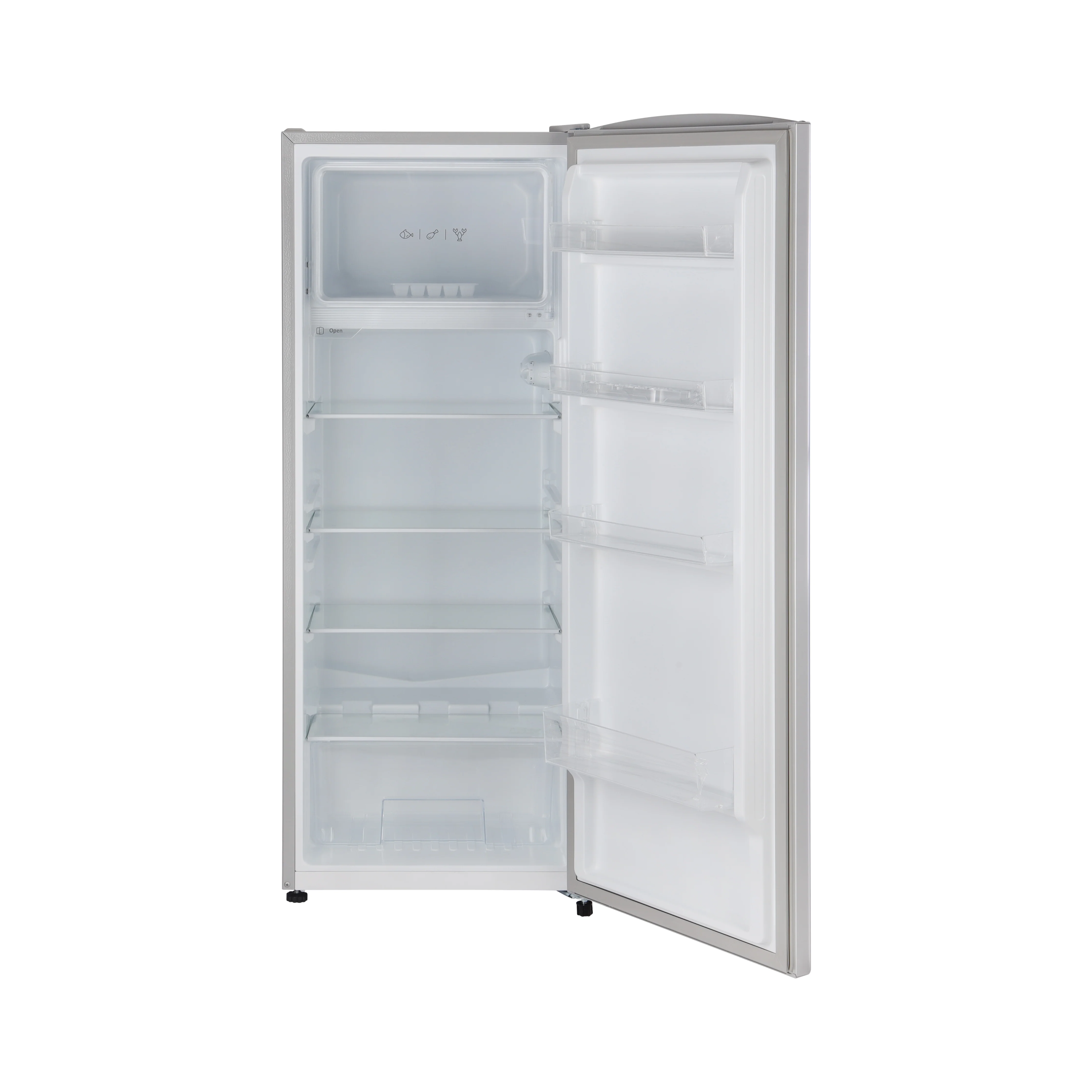Geepas Defrost Single Door Refrigerator- GRF2050SPE/ Quick Cooling, Low Noise, Easy Cleaning/  Recessed Handle & Glass Shelves, Perfect for Small Spaces/  1 Year Warranty - Image 3