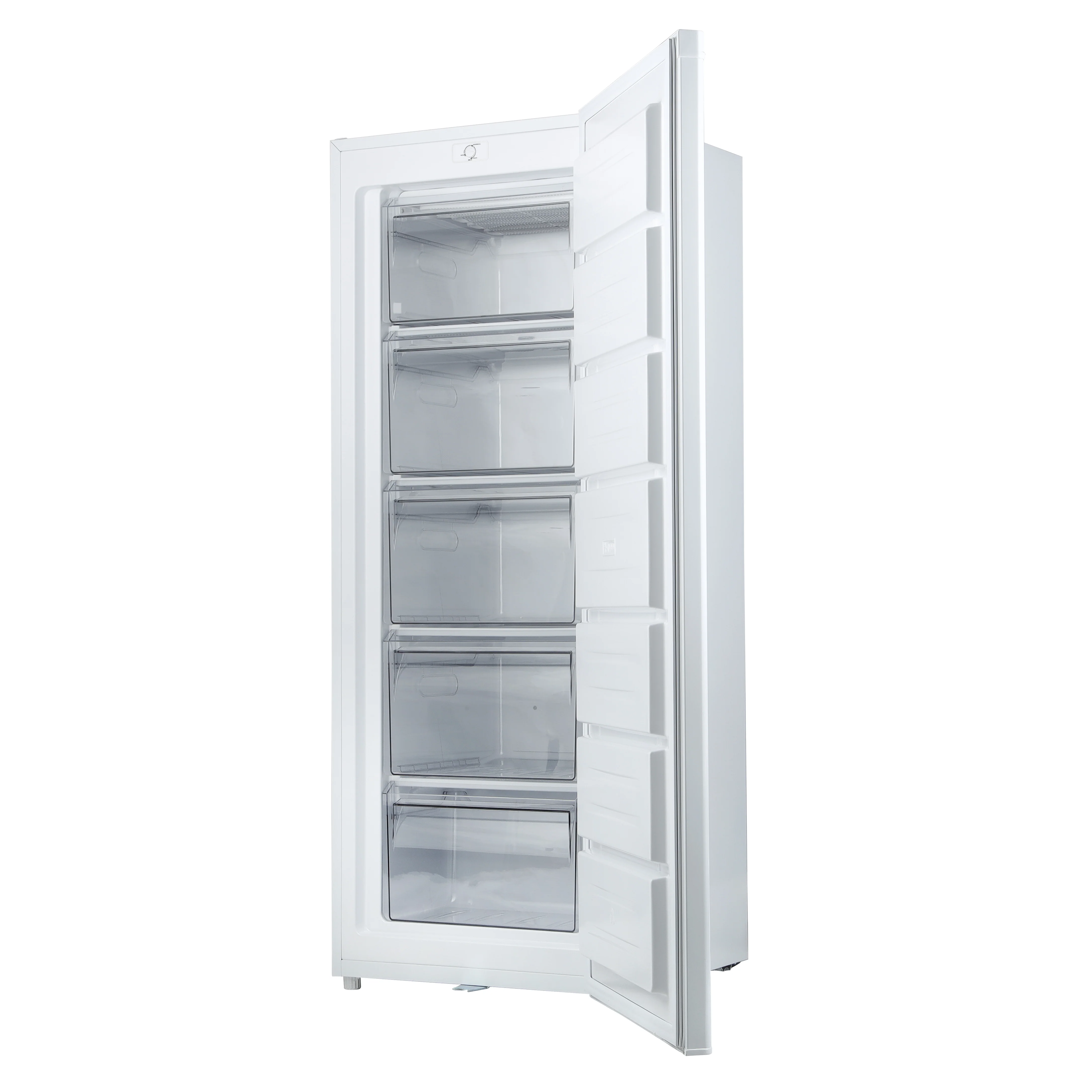 Geepas GRFU2006 Upright Freezer | 200L Capacity| -18°C Cooling| Tropical Compressor | 6 Crystal Drawers| Adjustable Thermostat|  3-Star ESMA Rating | 1-Year Warranty - Image 4