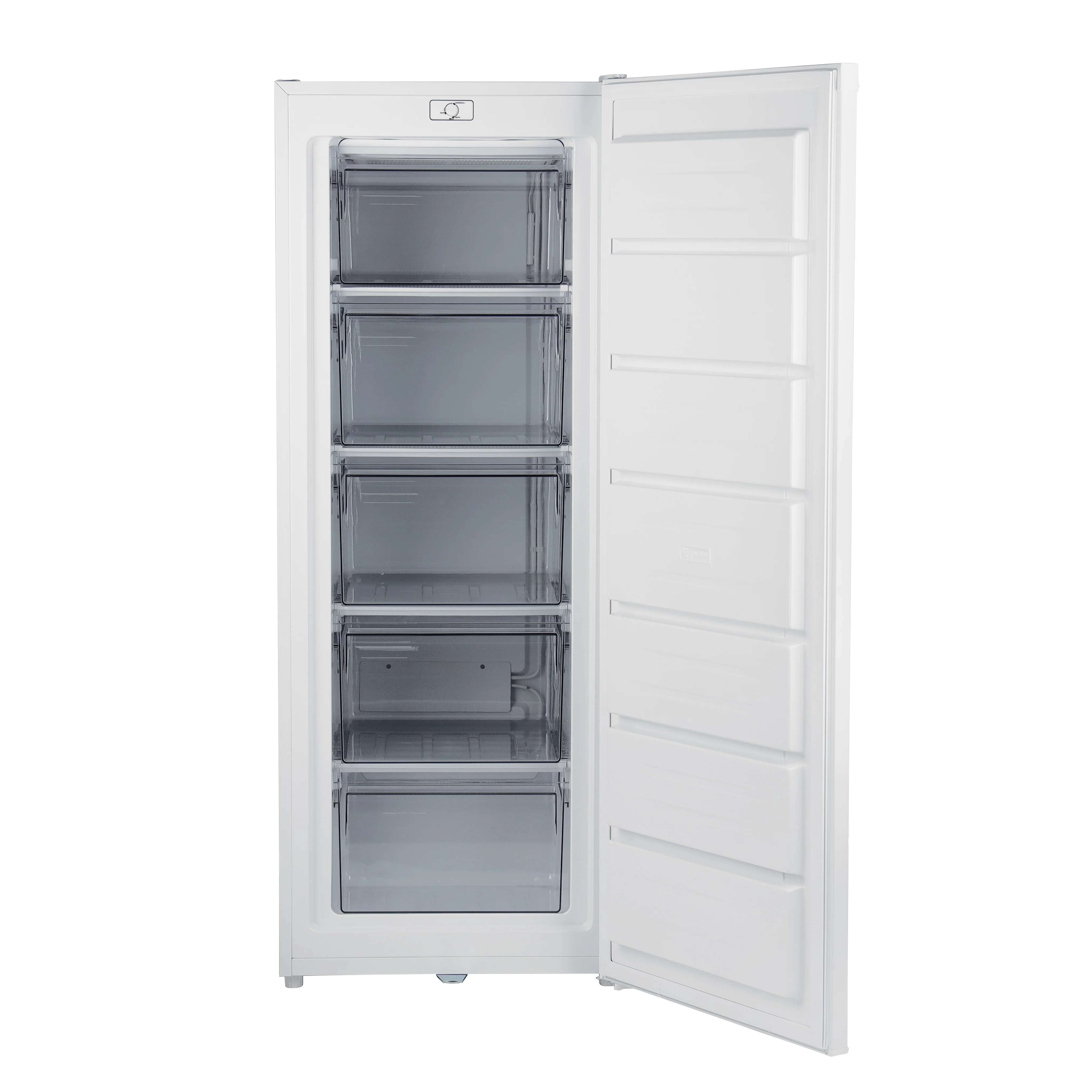 Geepas GRFU2006 Upright Freezer | 200L Capacity| -18°C Cooling| Tropical Compressor | 6 Crystal Drawers| Adjustable Thermostat|  3-Star ESMA Rating | 1-Year Warranty - Image 5