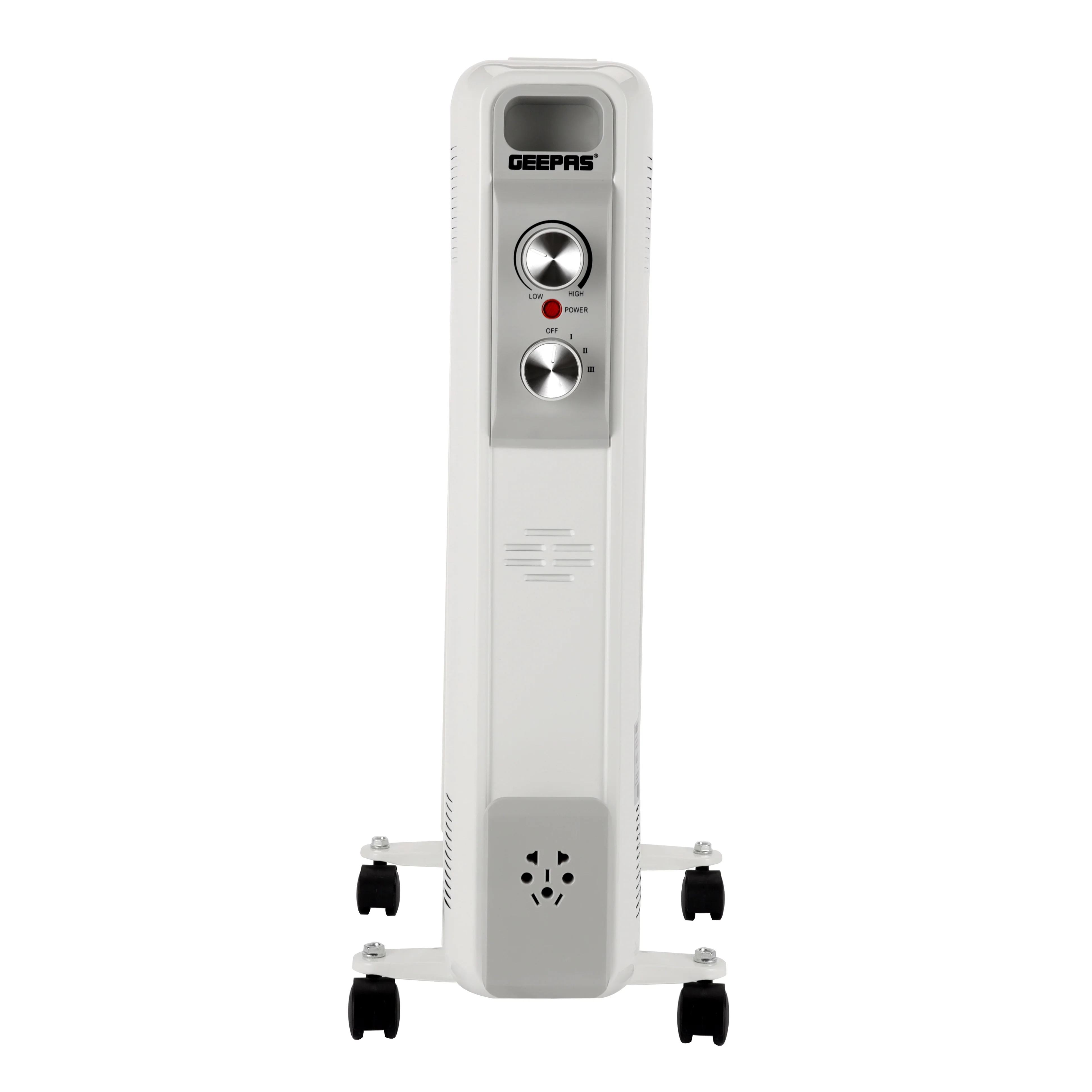 Geepas GRH28534UK 2500W Oil Filled Radiator Heater | 13 Fins| 3 Heat Settings| Adjustable Thermostat| Silent Operation| Overheat & Thermal Safety | 2 Years Warranty - Image 5