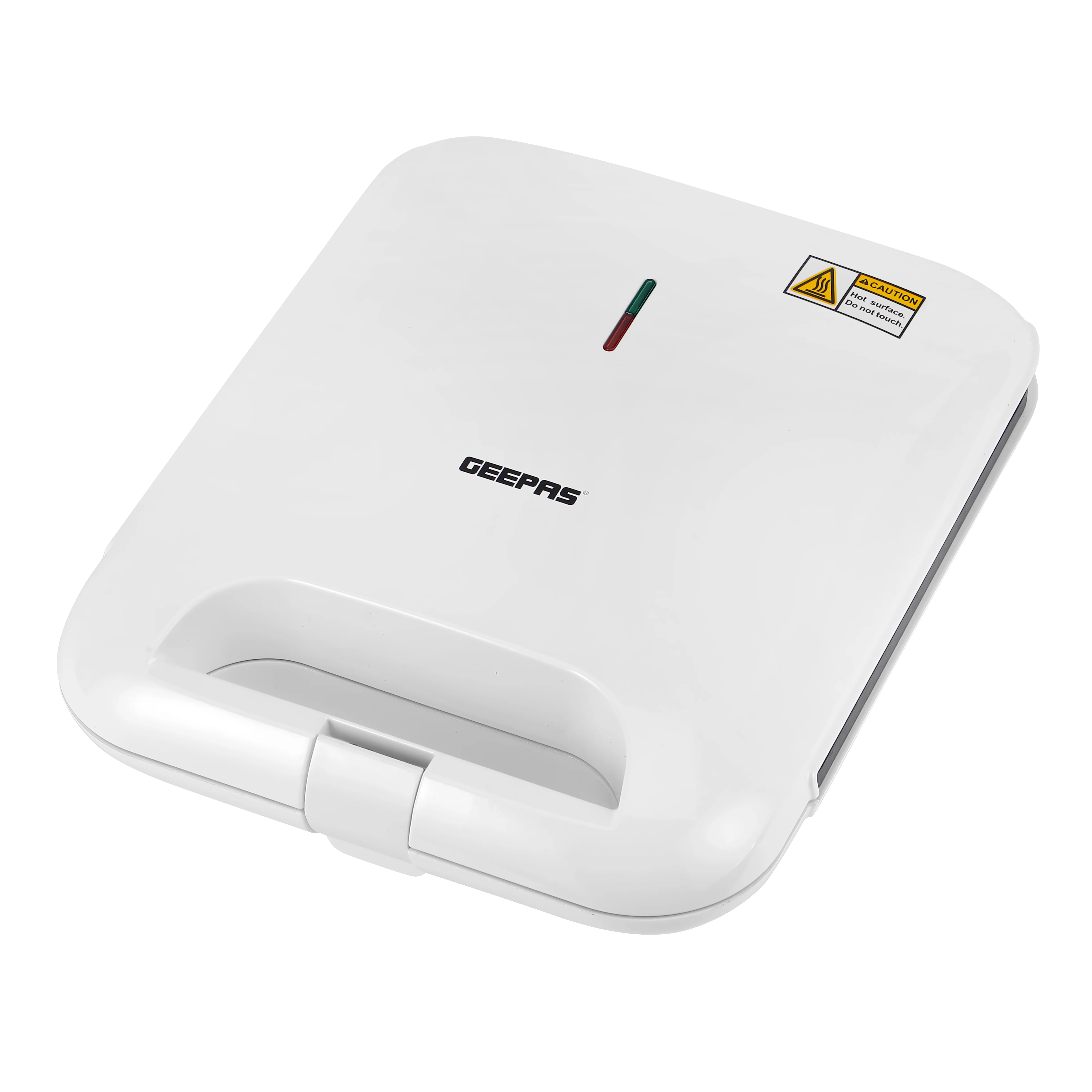 Geepas Grill Maker- GGT36548| Non-Stick Cooking Plates with Overheat Protection, Perfect for Grilling Vegetables, Chicken, Meat, etc| 4 Slice Capacity, 1400 W| White - Image 3