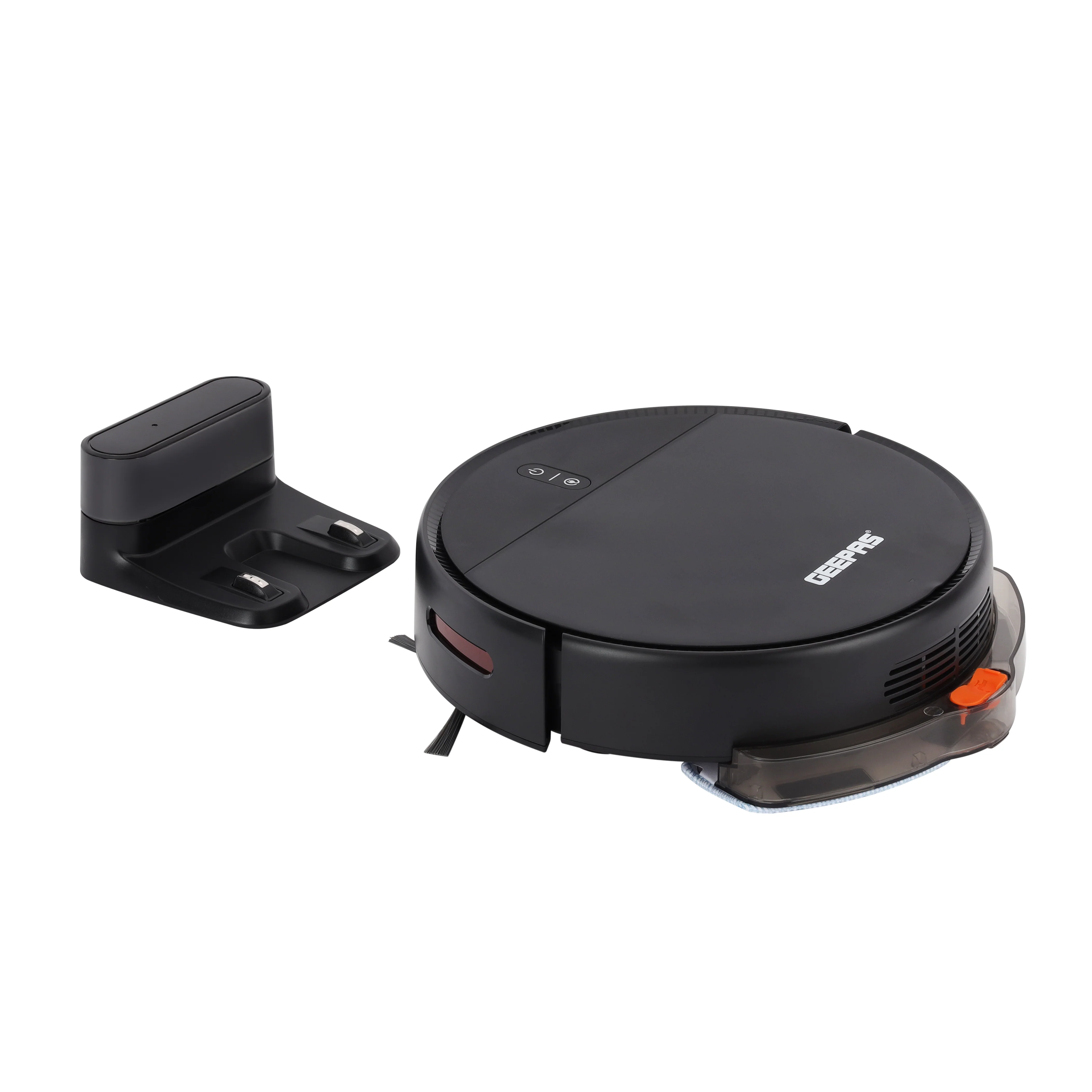 Geepas GRVC19056 Robot Vacuum Cleaner | 1000Pa Suction Power, Smart Navigation| Auto Recharge| Remote Control| 4 Cleaning Modes & External Water Tank | 2 Years Warranty - Image 3