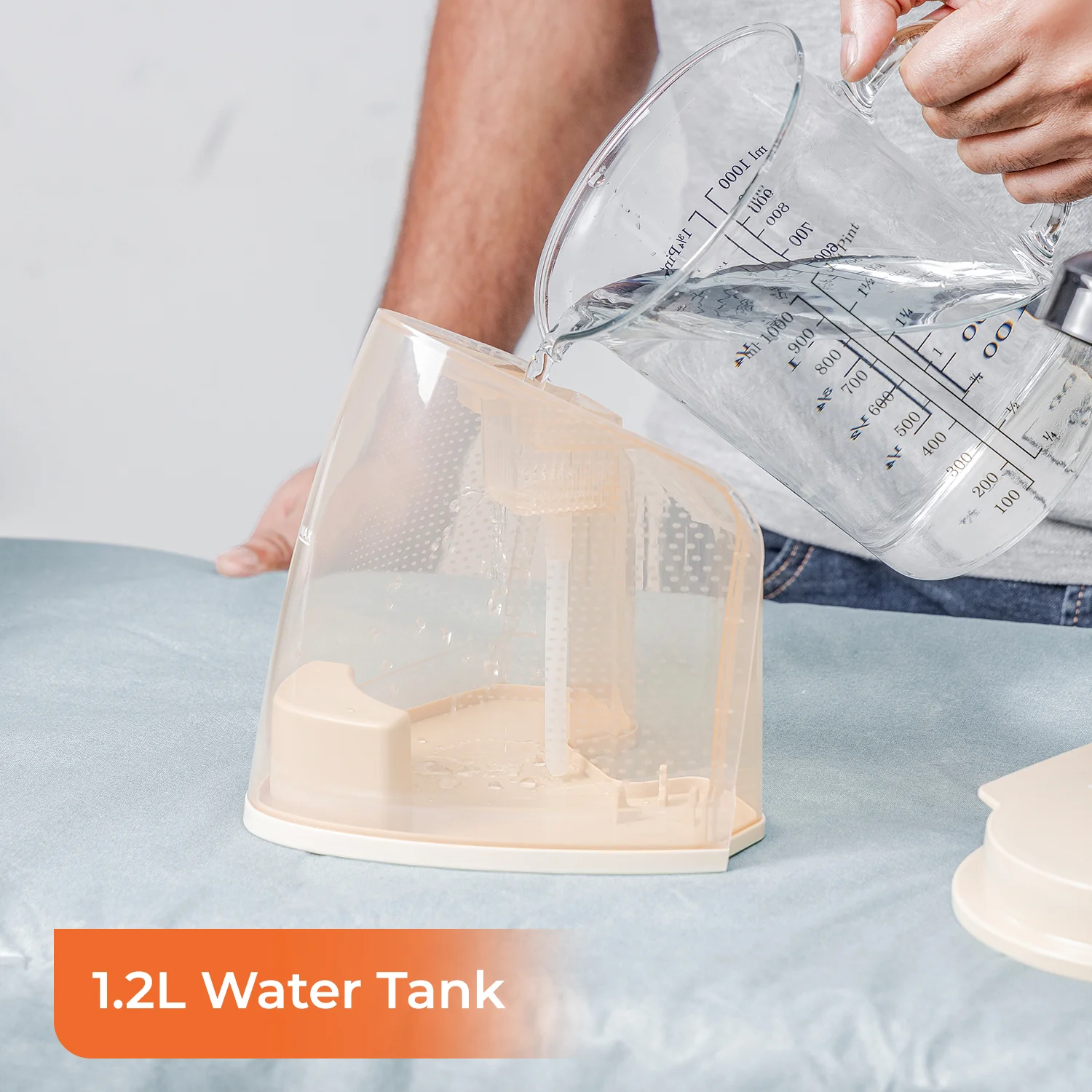 Geepas GS124032UK 2400W Steam Station | 1.2L Detachable Water Tank | Ceramic Coated Soleplate | Steam Boost Function & Adjustable Temperature Control | 2 Years Warranty - Image 7