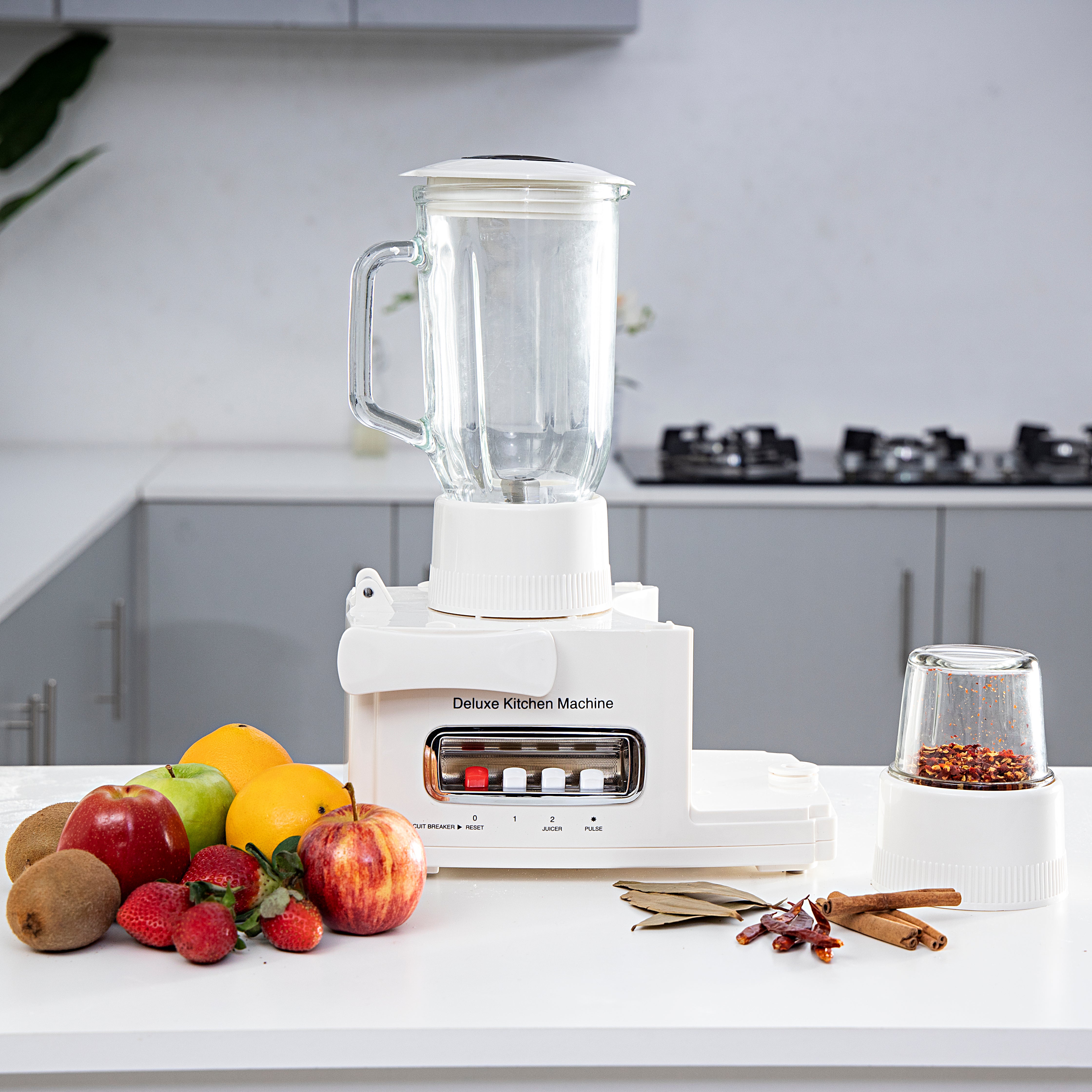 Geepas GSB1650 10-in-1 Food Processor & Juicer | 400W Multi-Functional Blender, Smoothie Maker, Chopper & Grinder | 1.5L Jar, 2-Speed Pulse, Ice Crusher, 2 Years Warranty - Image 3
