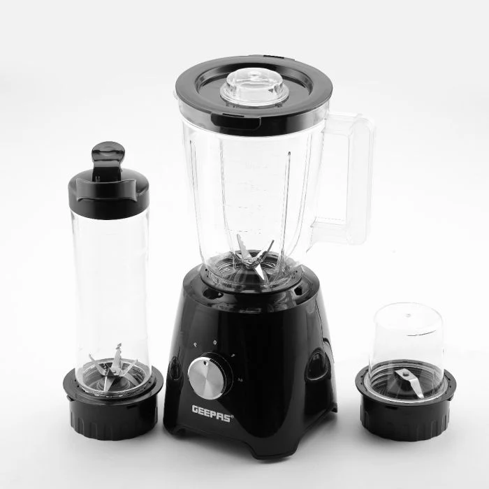 Geepas 3-in-1 Super Blender | 2 Speed and Pulse Function | GSB44033 | 1.5L & 500ml BPA Jar | Blender for Smoothie, Milkshake |Coffee/Spice Grinder Mill & Food Jug Blender - Image 3