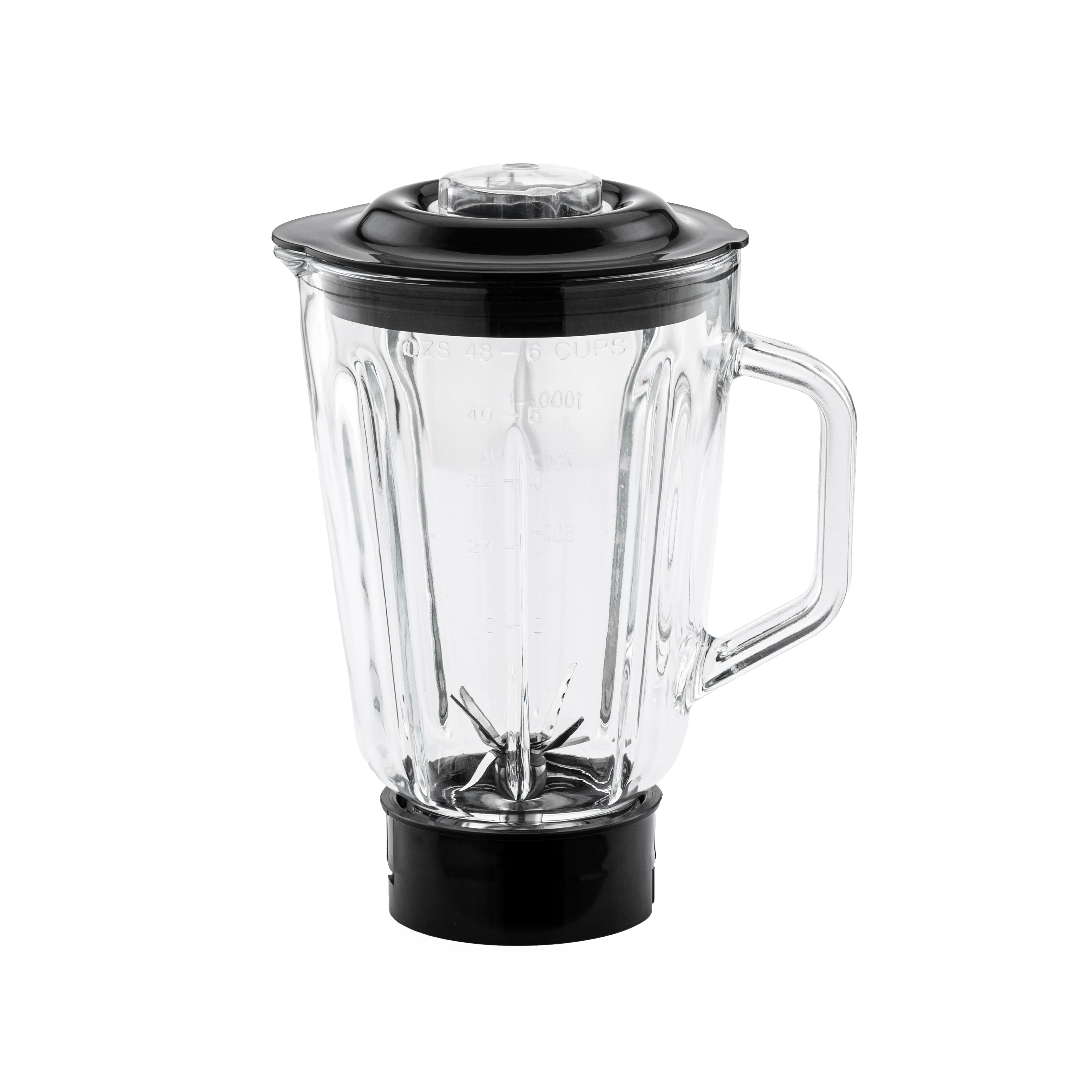 Geepas GSB44044UK-BK 800W 2-in-1 Blender with Grinder | 1.5L Glass Jar | Stainless Steel Blades | Multiple Speed Control | Reliable & Durable Design | 2-Years Warranty - Image 4