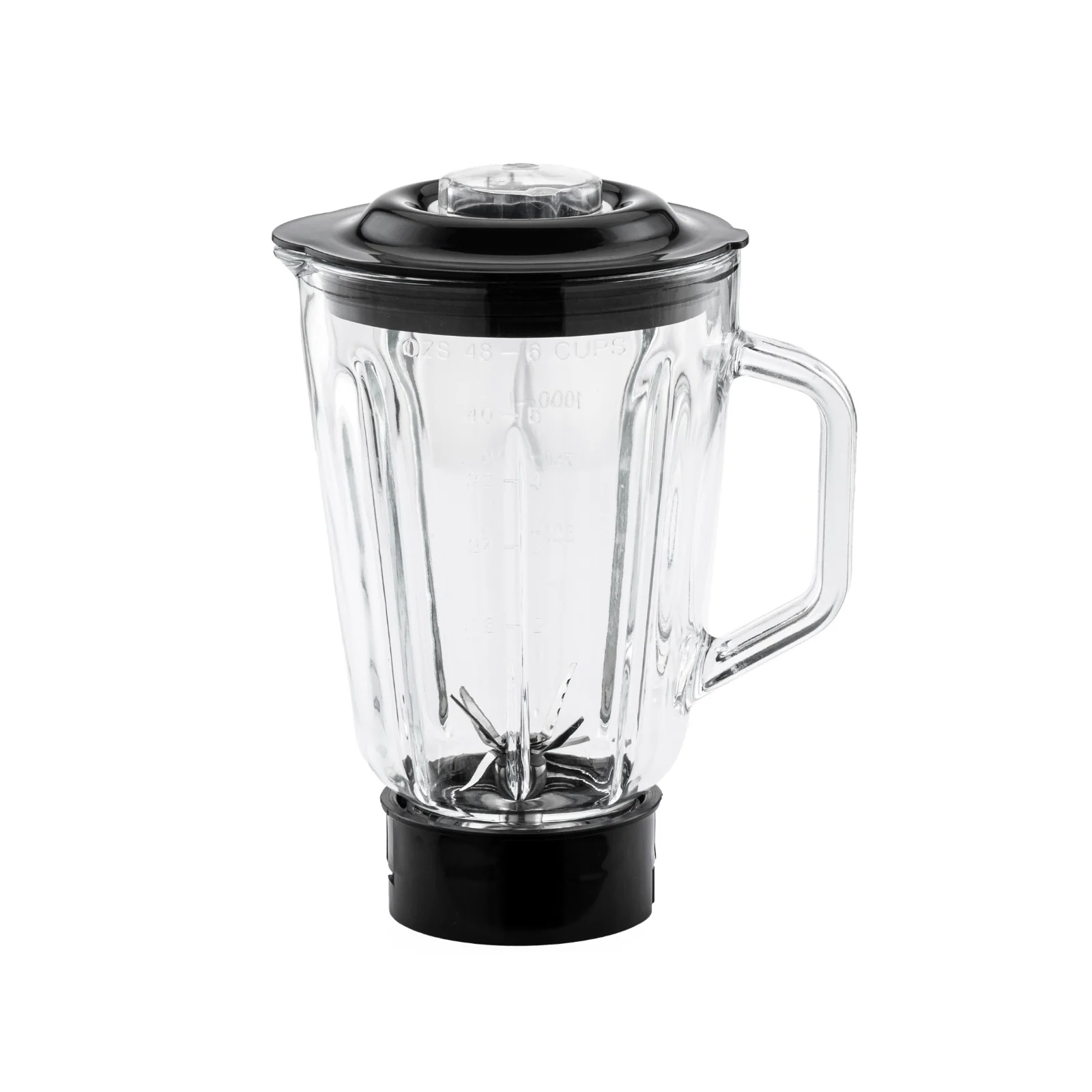 Geepas GSB44045UK-CR 800W 2-in-1 Blender with Grinder | 1.5L Glass Jar | Stainless Steel Blades | Pulse Control and Stylish NordiQ Design for Daily Home Kitchen Use - Image 4