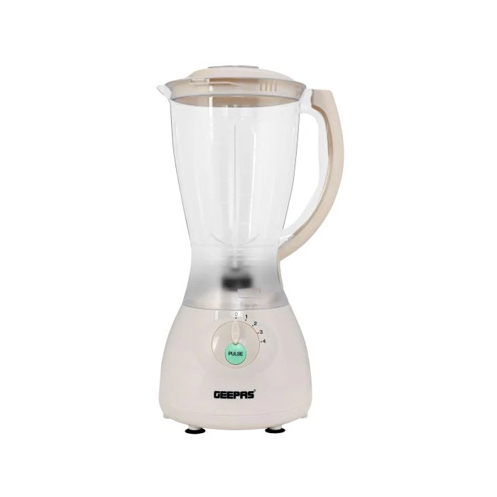 Geepas GSB5484 2-in-1 Blender | 400W| Overheat Protection | 1.5L Capacity Jar & Coffee Grinder| Stainless Steel Blades| 4-Speed Control |Pulse Function| 2 Years Warranty - Image 4