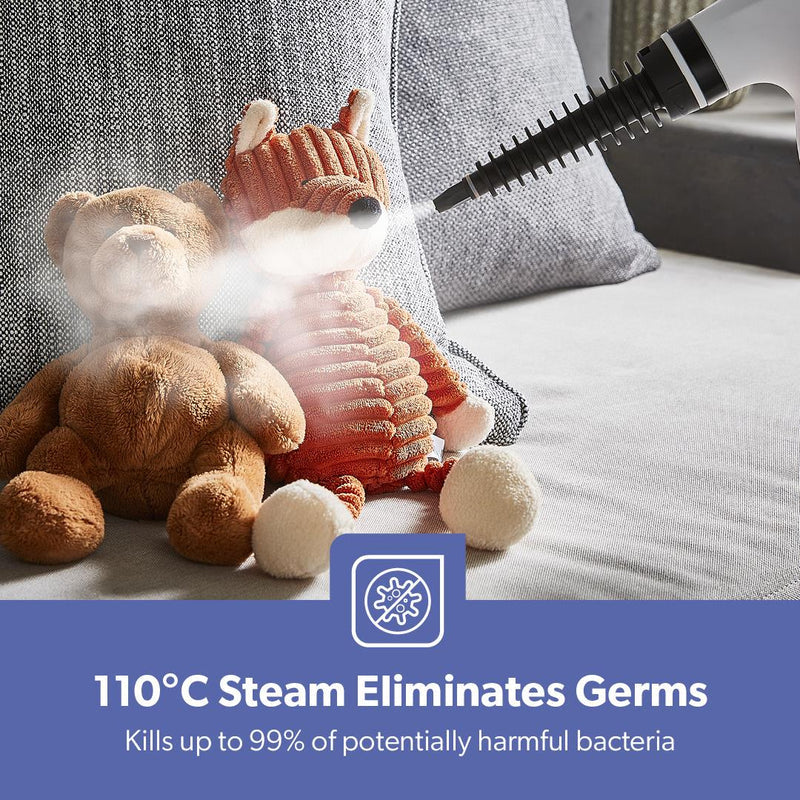 Geepas GSC63064UK Handheld Steam Cleaner | 1050W Powerful Cleaning| 380ml Water Tank| 110°C High Temperature Steam|  9–10 Minutes Continuous Steam| 2 years Warranty - Image 8
