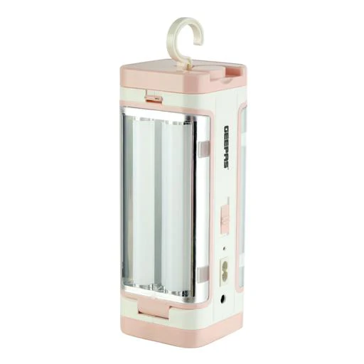Geepas GSE5543 Rechargeable Solar LED Lantern | 72 LEDs| 4V 3000mAh Battery| Solar Panel| Foldable Design| Strong & Weak Light Modes| 8 Hours Runtime| 2 Years Warranty - Image 4