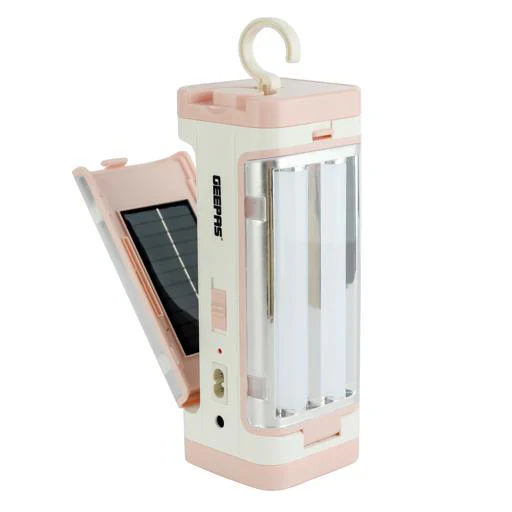 Geepas GSE5543 Rechargeable Solar LED Lantern | 72 LEDs| 4V 3000mAh Battery| Solar Panel| Foldable Design| Strong & Weak Light Modes| 8 Hours Runtime| 2 Years Warranty - Image 5