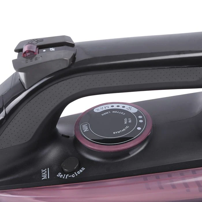 Geepas GSI7791 Ceramic Steam Iron | 2400W Powerful Steam |  Ceramic Soleplate|  Anti-Drip|  Anti-Calc & Self-Cleaning Function | Dry/Steam Function |  2 Years Warranty - Image 5