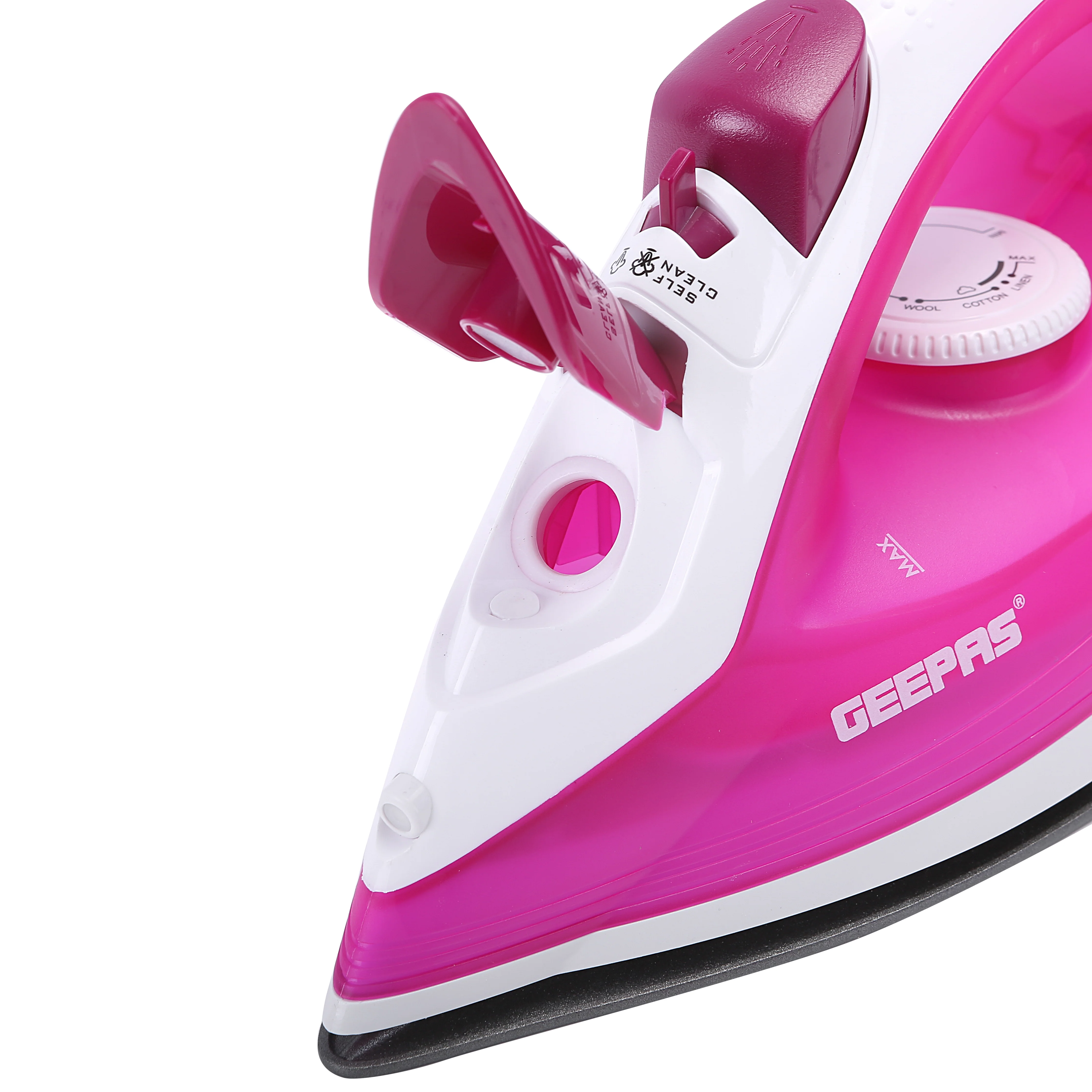 Geepas GSI7808 Steam Iron | 1300W Powerful Performance| Non-Stick Soleplate| Spray & Steam Function| Variable Temperature Control| 210ml Water Tank| 2 Years Warranty - Image 4
