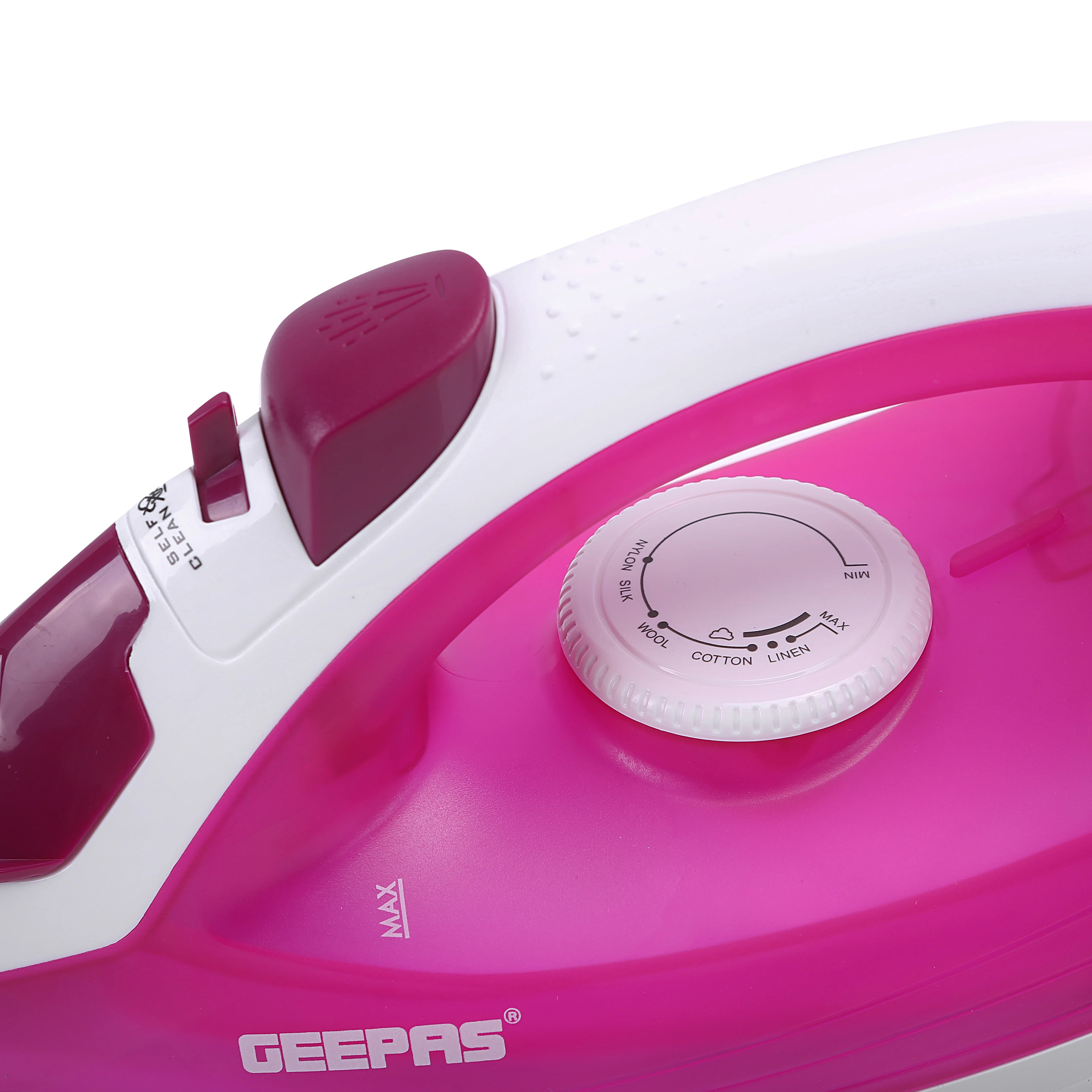 Geepas GSI7808 Steam Iron | 1300W Powerful Performance| Non-Stick Soleplate| Spray & Steam Function| Variable Temperature Control| 210ml Water Tank| 2 Years Warranty - Image 5