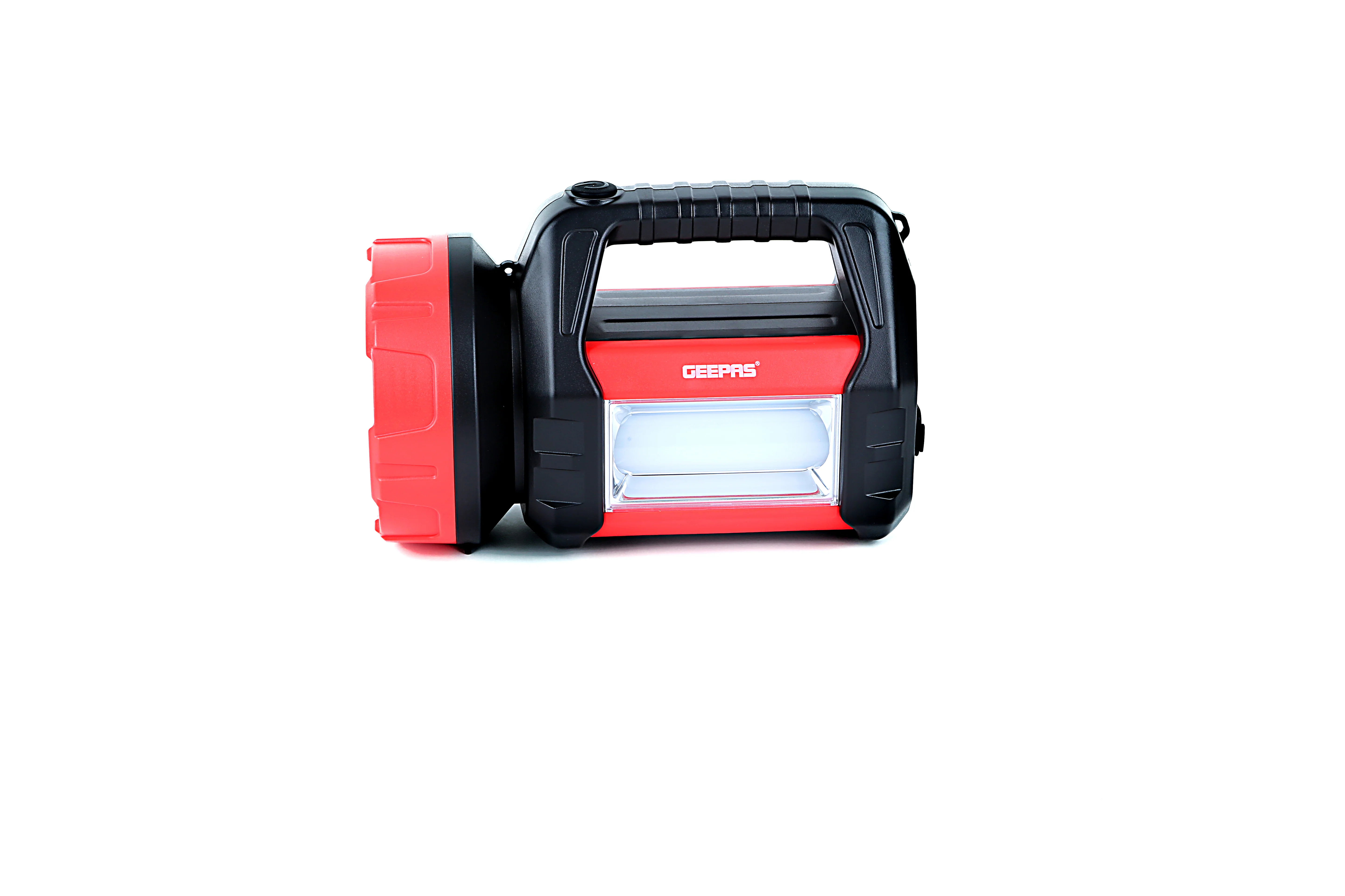 Geepas GSL7822 Rechargeable Search Light with Lantern | Powerful 5W LED Torch| 20pcs SMD LED Lantern| 4V 2000mAh Battery| 16 Hours Working| Ideal for Home & Outdoor Use - Image 3