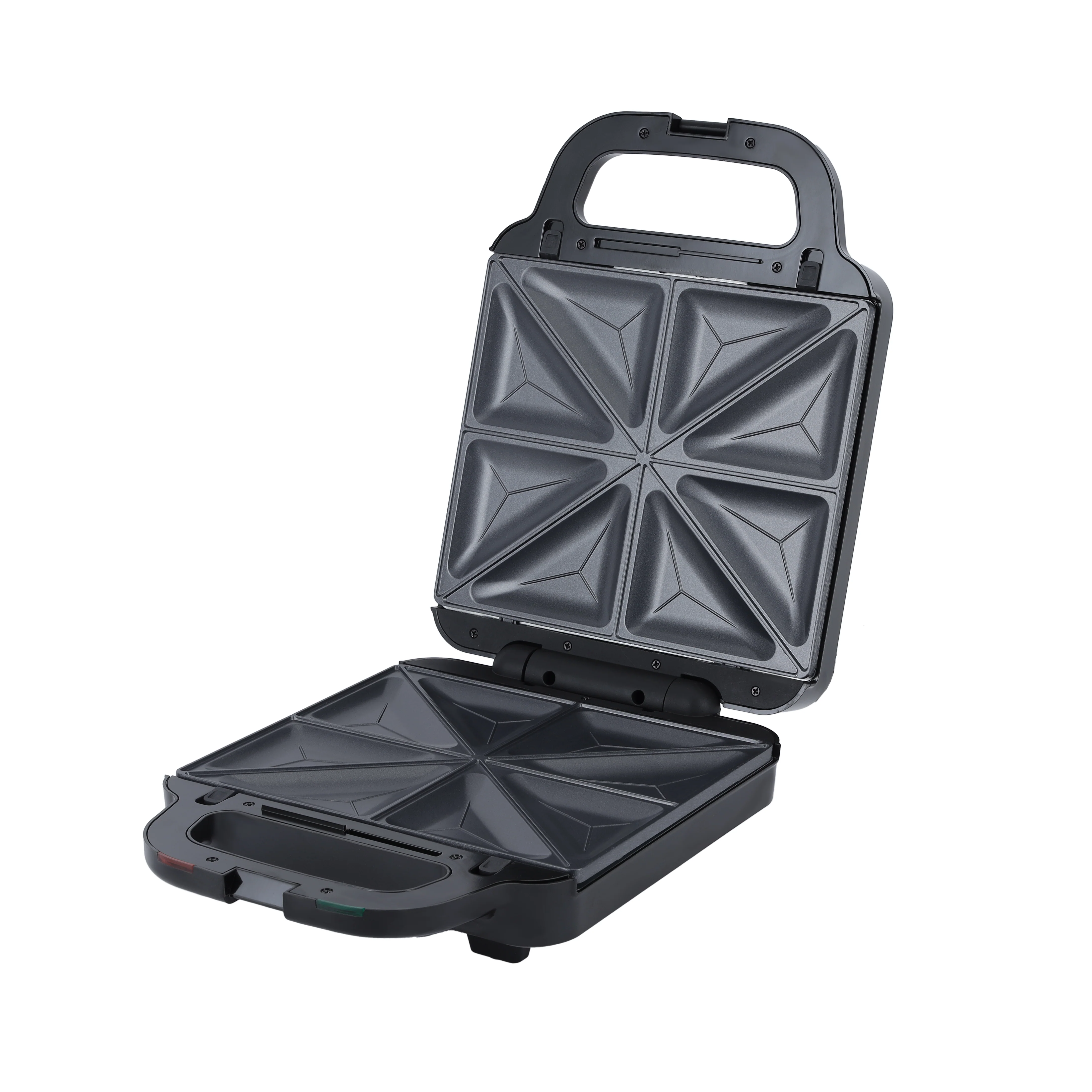 Geepas 6 in 1 Multi Snacks Maker- GSM36528/ 6 Detachable Plates/ Non-Stick Coating, Opens 180° Flat/ 1400W, Overheat Protection and Cool Touch Handle/ 2 Year Warranty - Image 3
