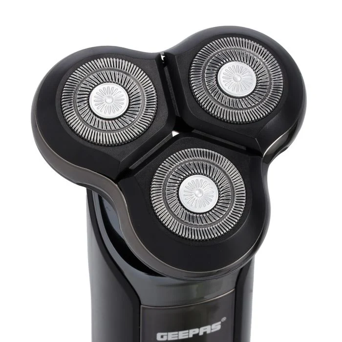 Geepas GSR57501 3-Head Rechargeable Shaver | IPX6 Waterproof, Lithium Battery | Fast Charging | Easy Cleaning | LED Indicator | Long-Lasting Motor | 2-Year Warranty - Image 3