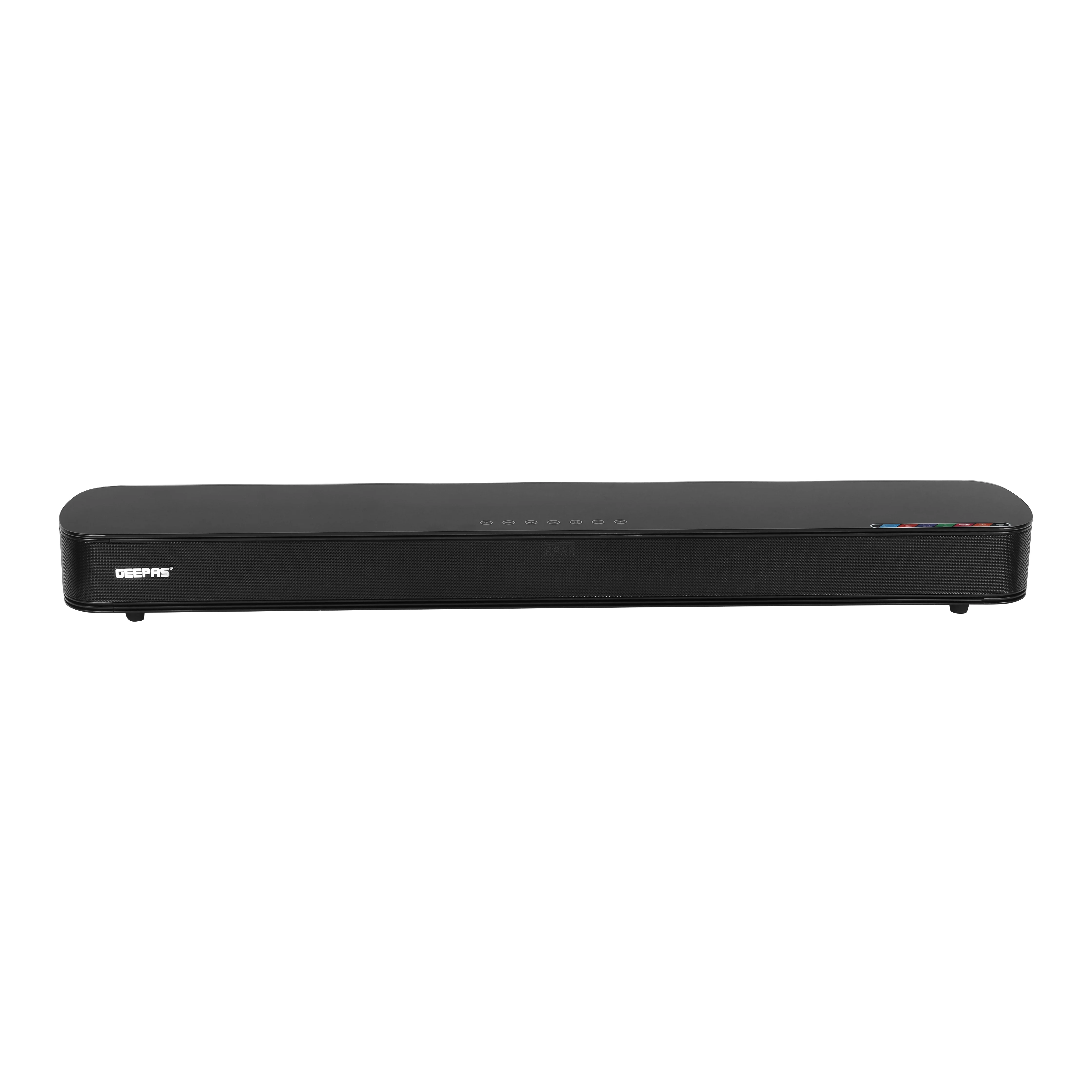 Geepas GSRB120BT 120W Soundbar | 2.1 Channel All-in-One Speaker System |Built-in Woofers & Tweeters|  Bluetooth 5.0, Optical & ARC Input| Touch Control| 2 Years Warranty - Image 2