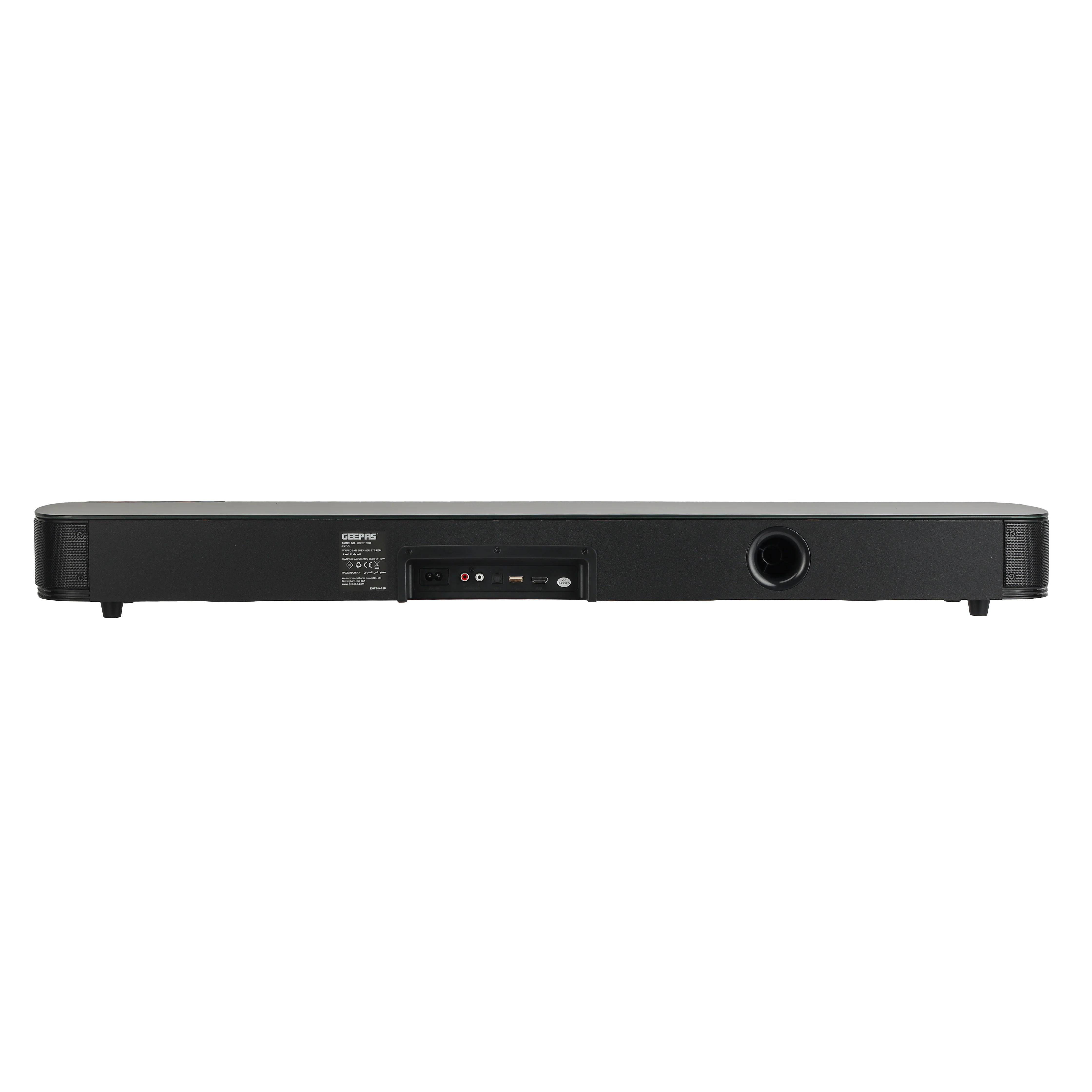 Geepas GSRB120BT 120W Soundbar | 2.1 Channel All-in-One Speaker System |Built-in Woofers & Tweeters|  Bluetooth 5.0, Optical & ARC Input| Touch Control| 2 Years Warranty - Image 4